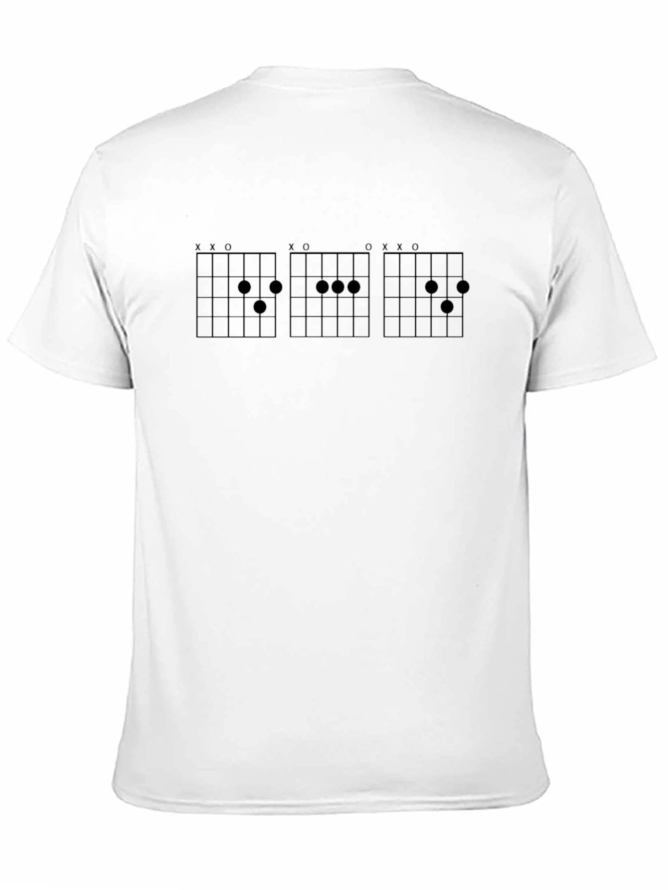 Guitar Chords T-Shirt - Black