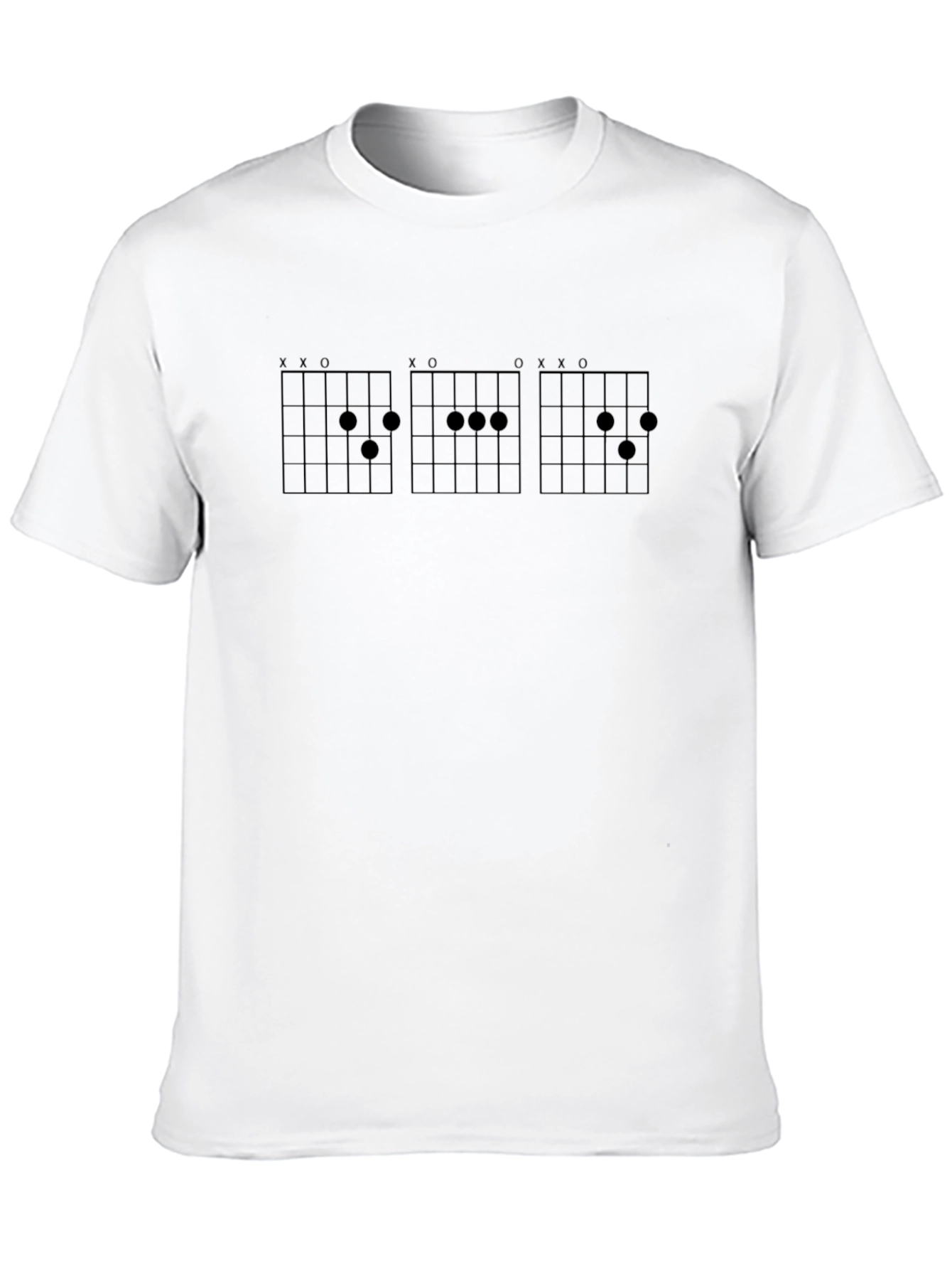Guitar Chords T-Shirt - Black