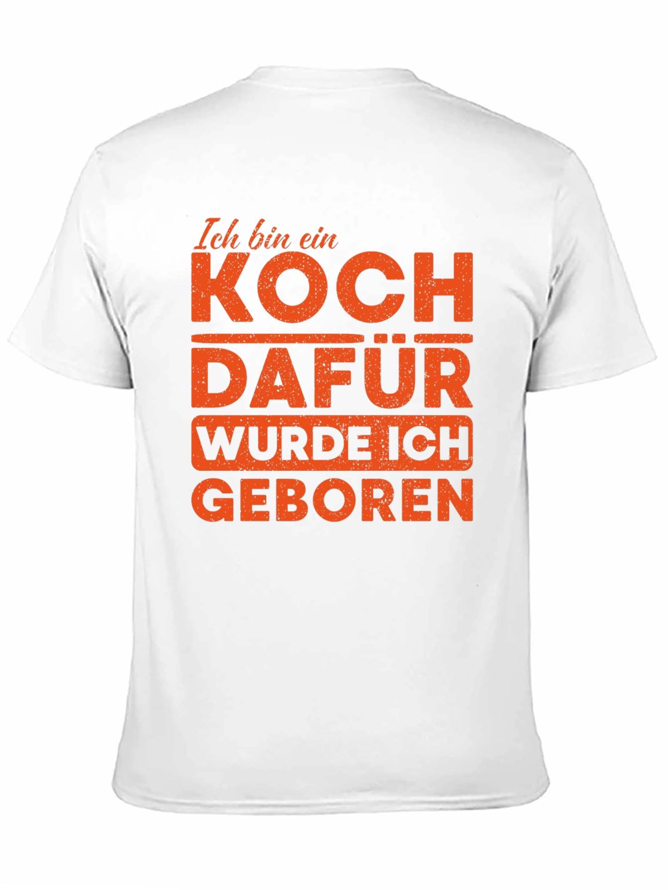 Chef T-Shirt: I Was Born to Cook