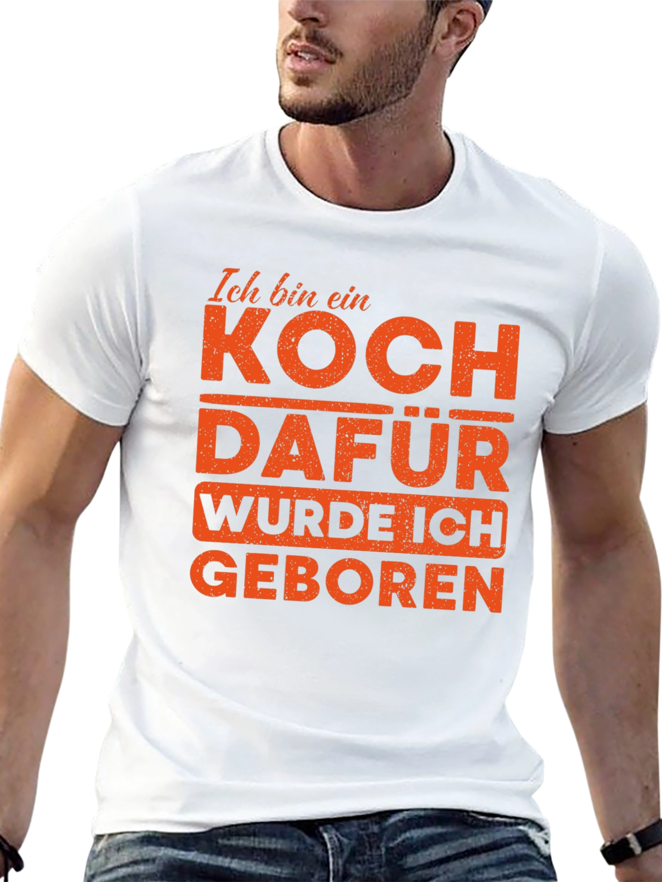 Chef T-Shirt: I Was Born to Cook