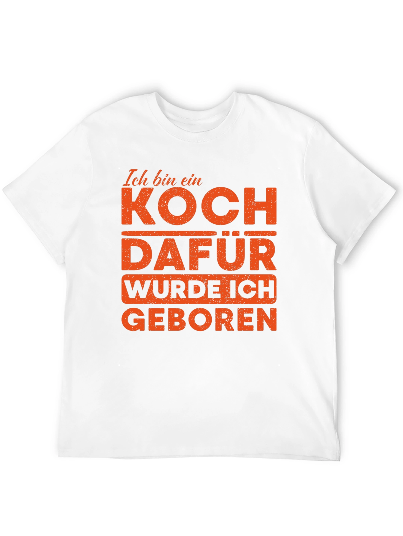 Chef T-Shirt: I Was Born to Cook