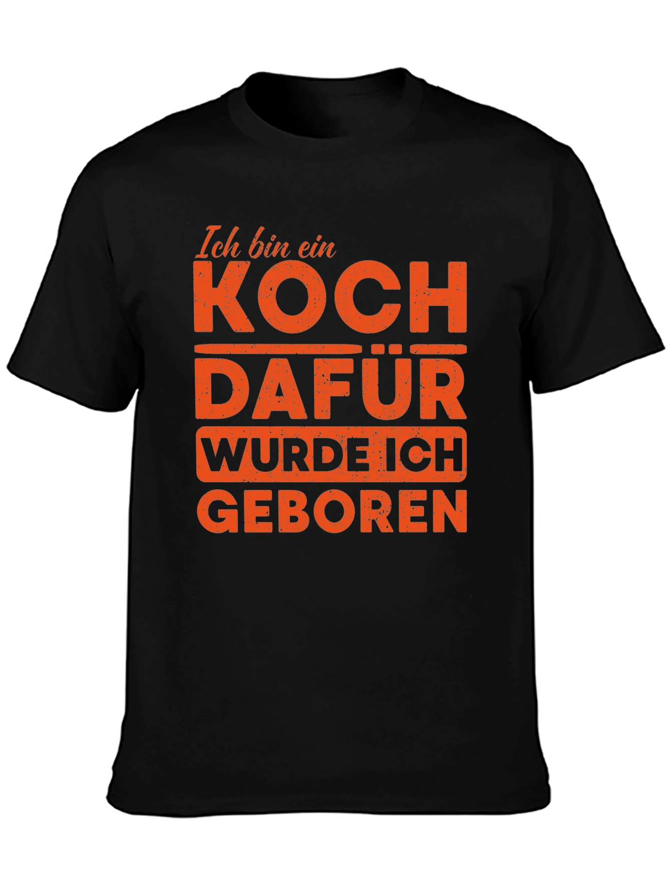Chef T-Shirt: I Was Born to Cook