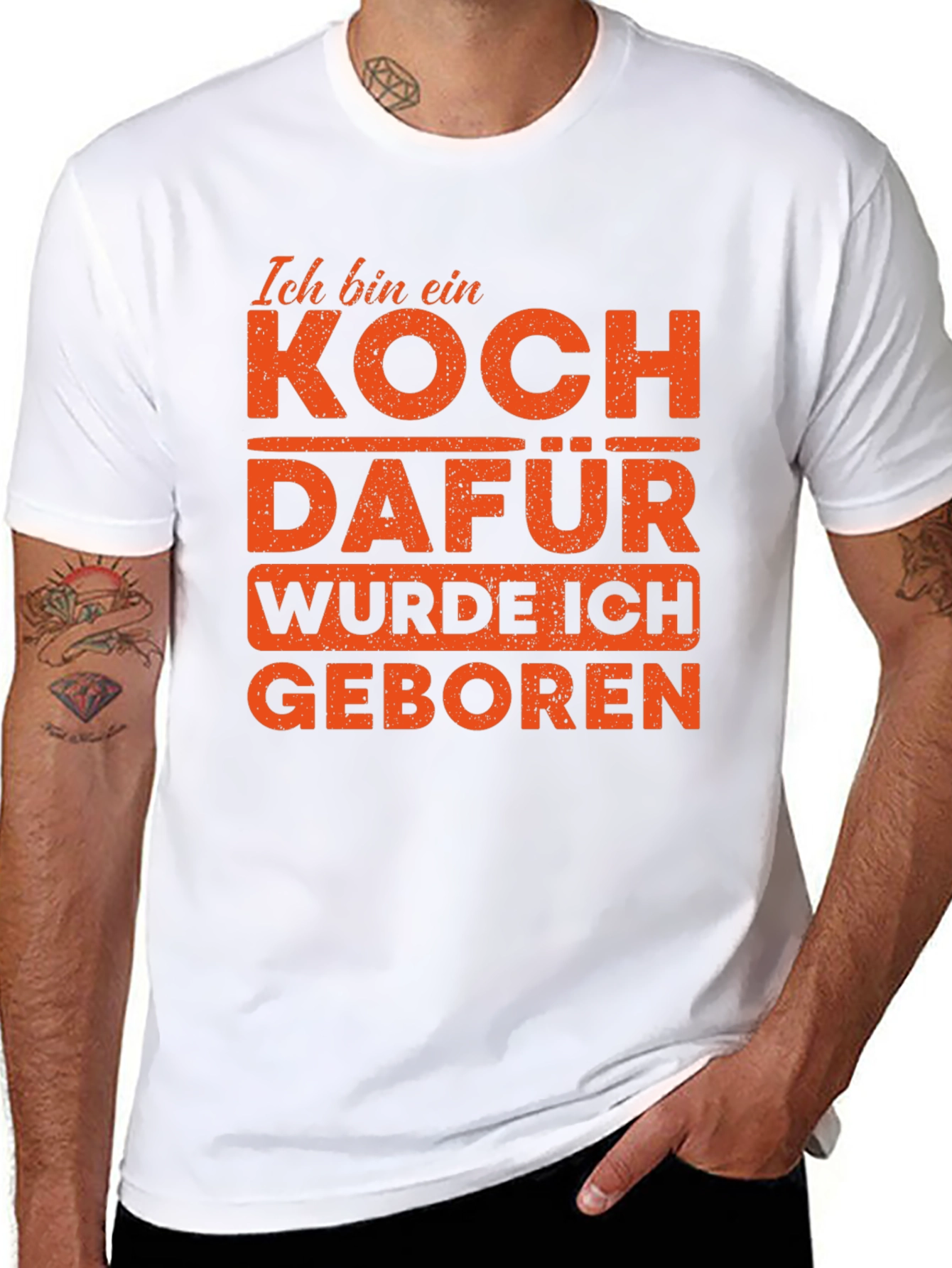 Chef T-Shirt: I Was Born to Cook