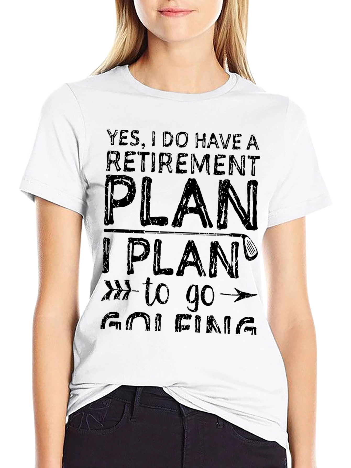 Retirement Plan Golfing T-Shirt