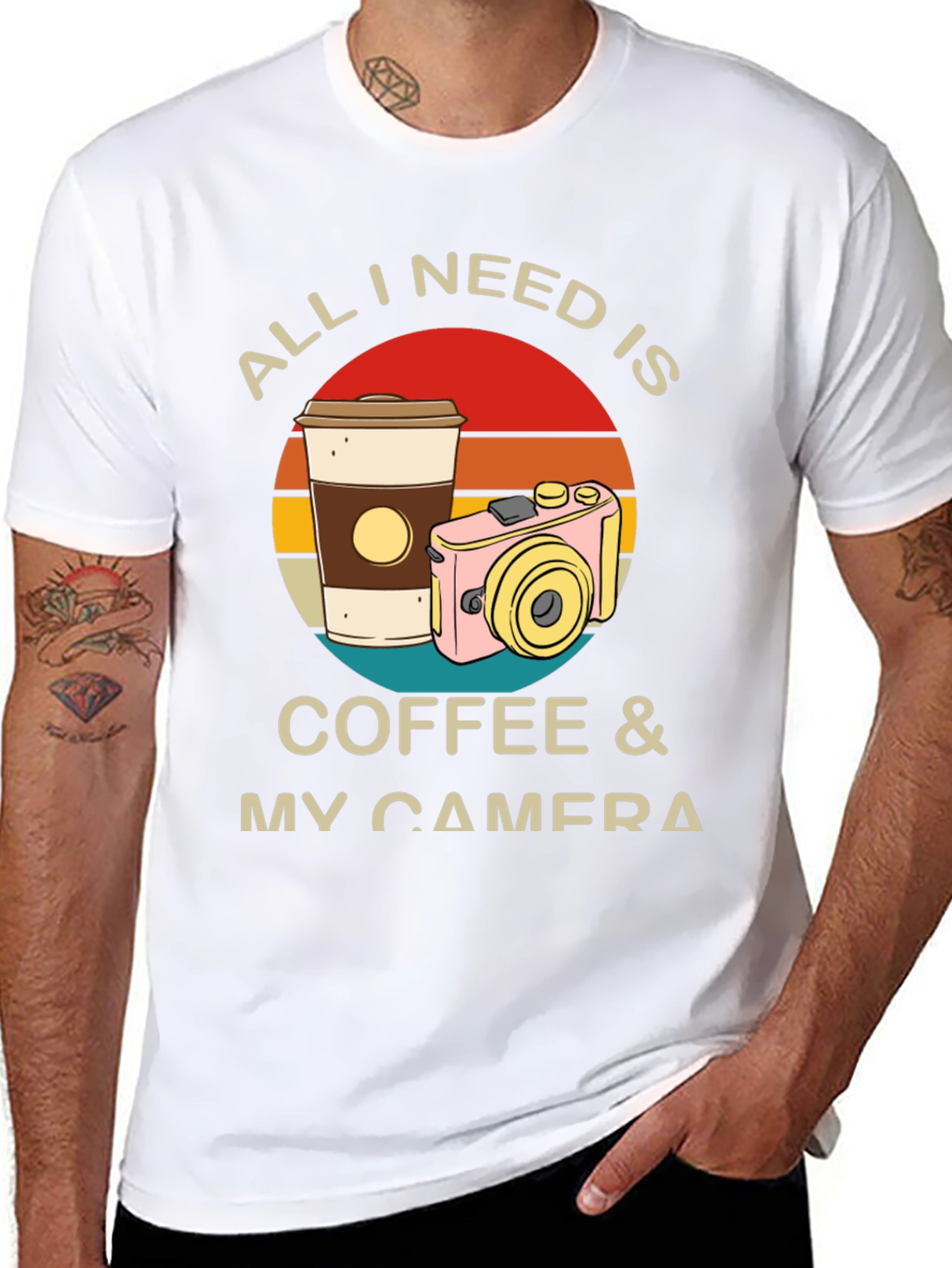 All I Need Is Coffee & My Camera T-Shirt