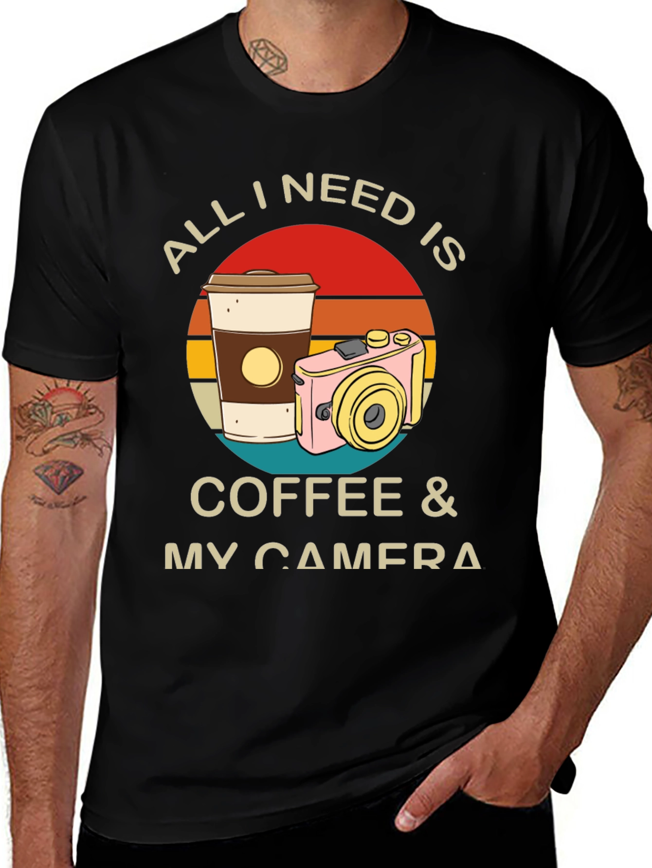 All I Need Is Coffee & My Camera T-Shirt