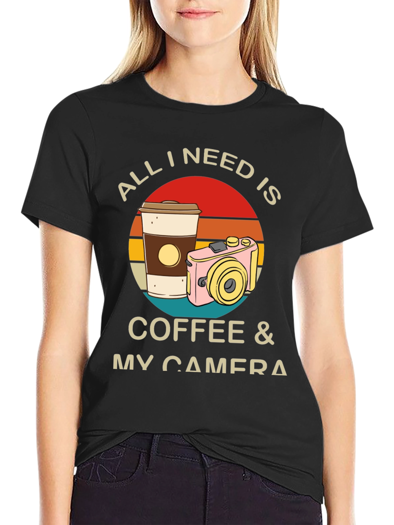 All I Need Is Coffee & My Camera T-Shirt