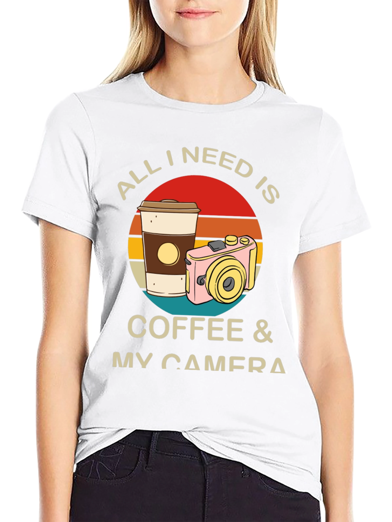 All I Need Is Coffee & My Camera T-Shirt