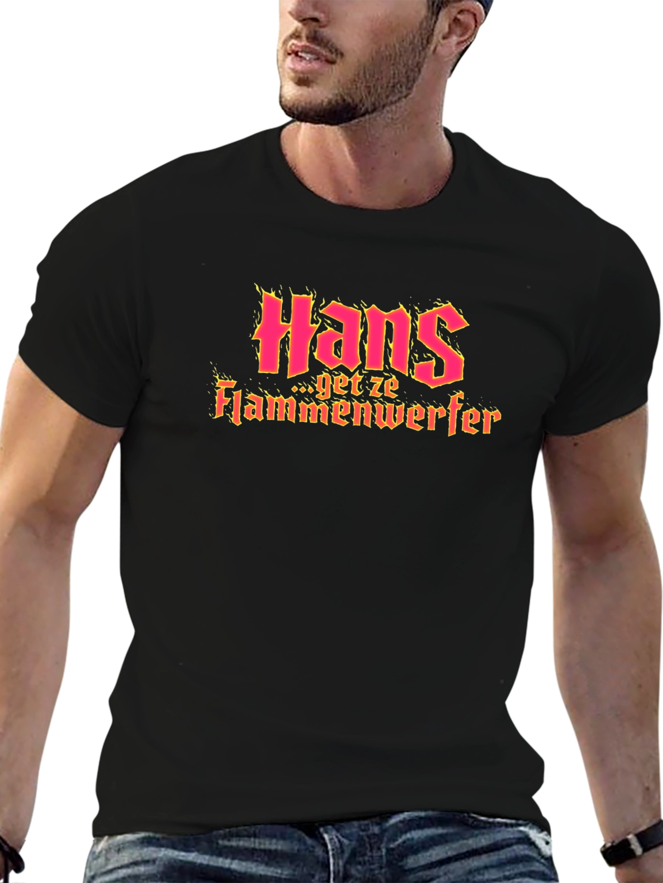 Hans Getze Flammenwerfer T-Shirt