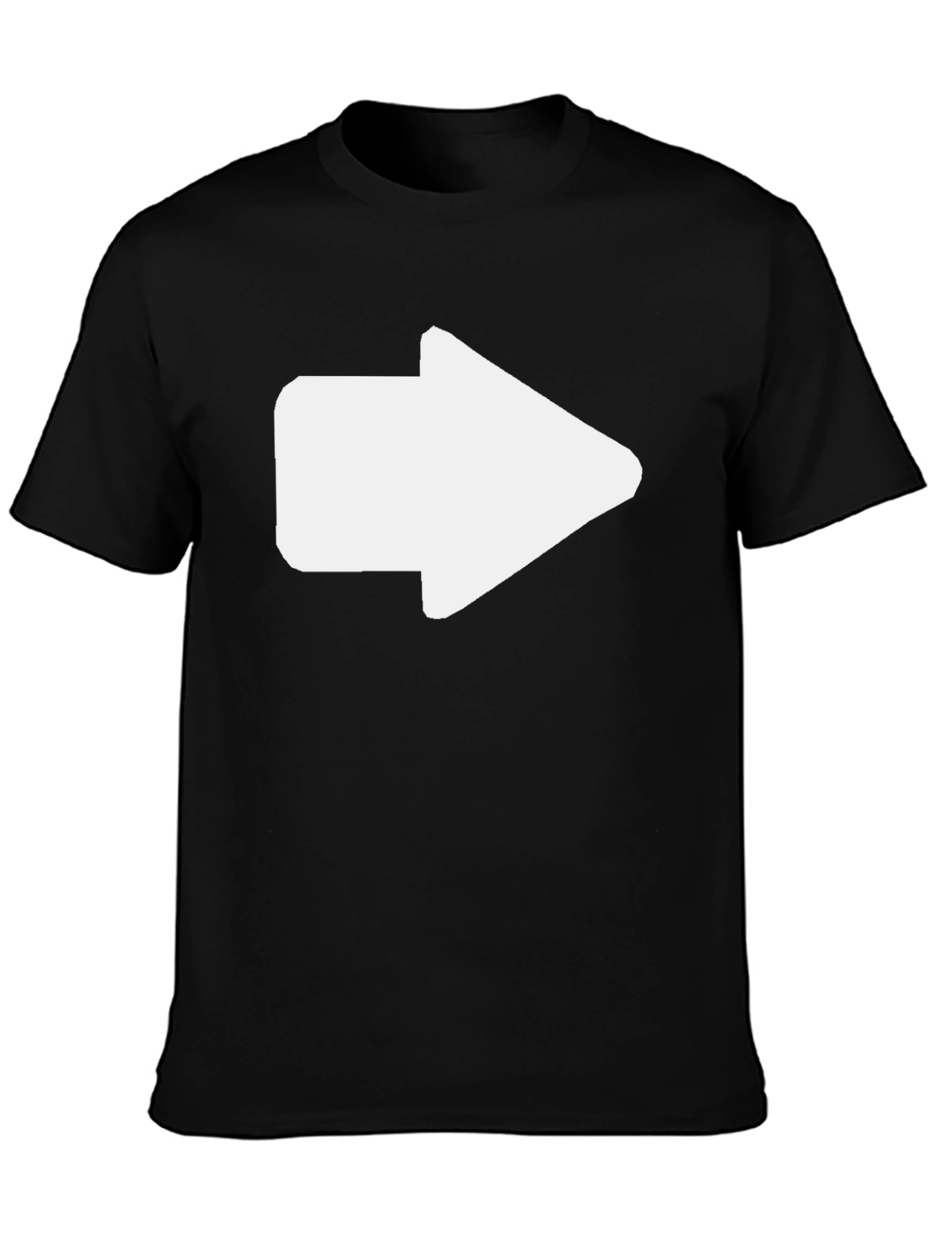 Right Arrow Graphic Tee - Classic Black T-Shirt