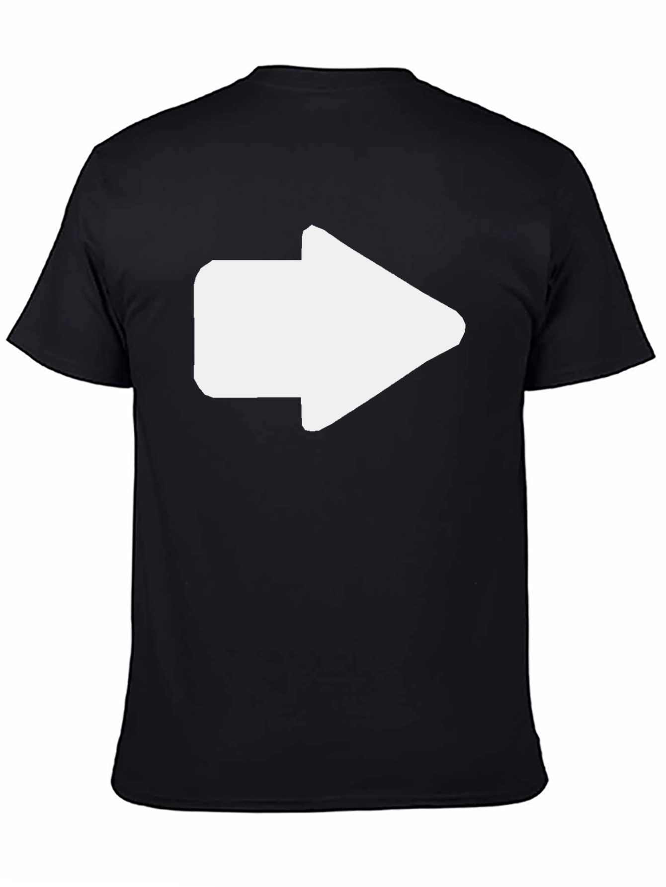 Right Arrow Graphic Tee - Classic Black T-Shirt