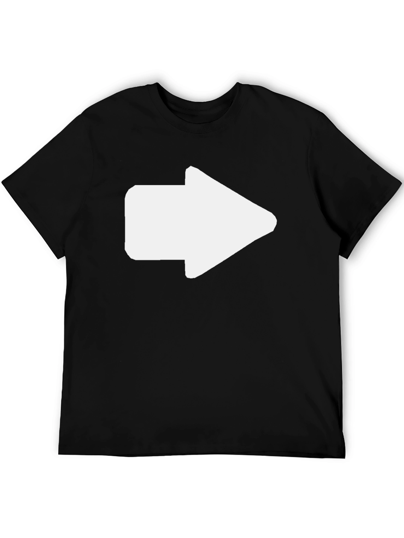 Right Arrow Graphic Tee - Classic Black T-Shirt