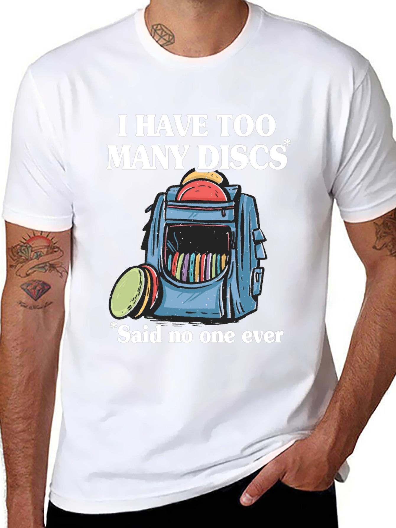 Too Many Discs Disc Golf T-Shirt