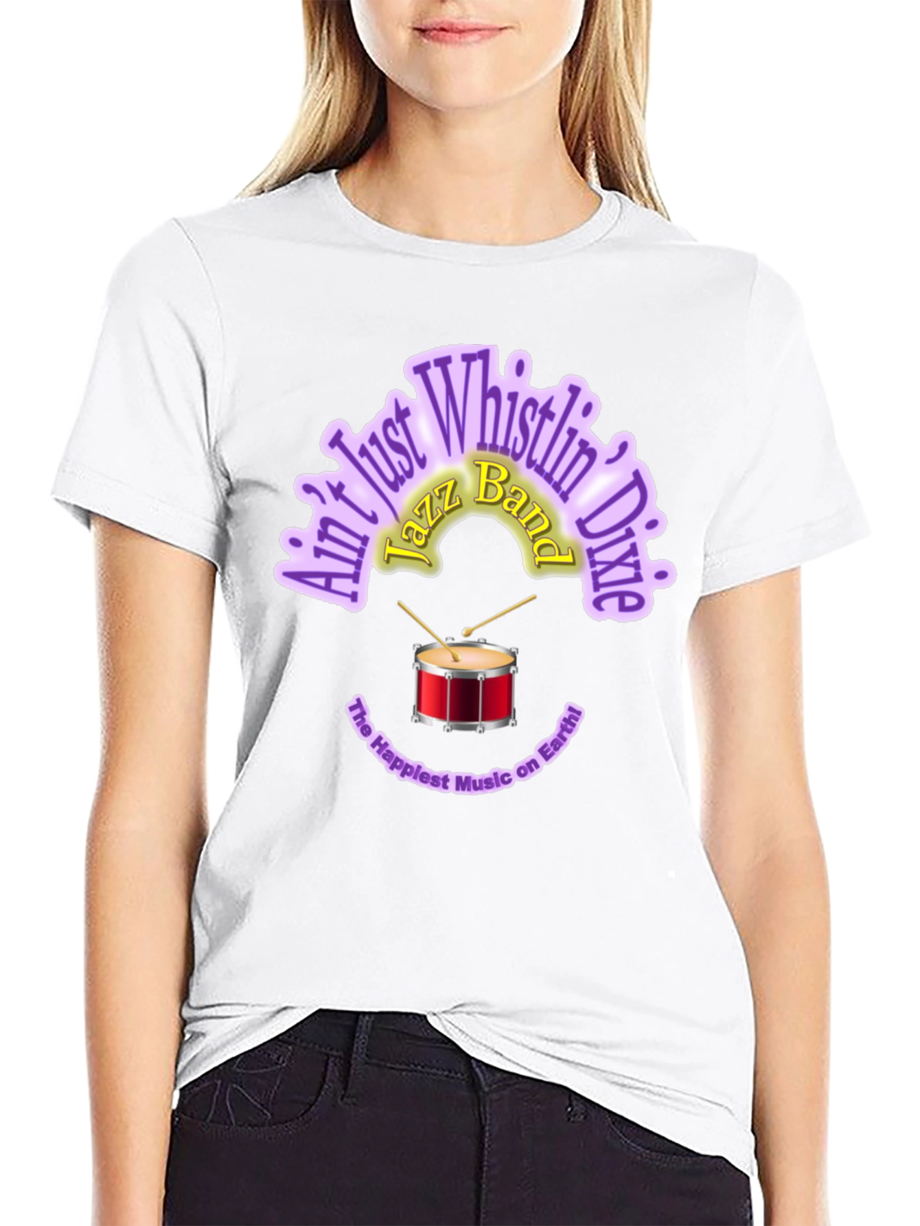 Aint Just Whistlin Dixie Jazz Band T-Shirt
