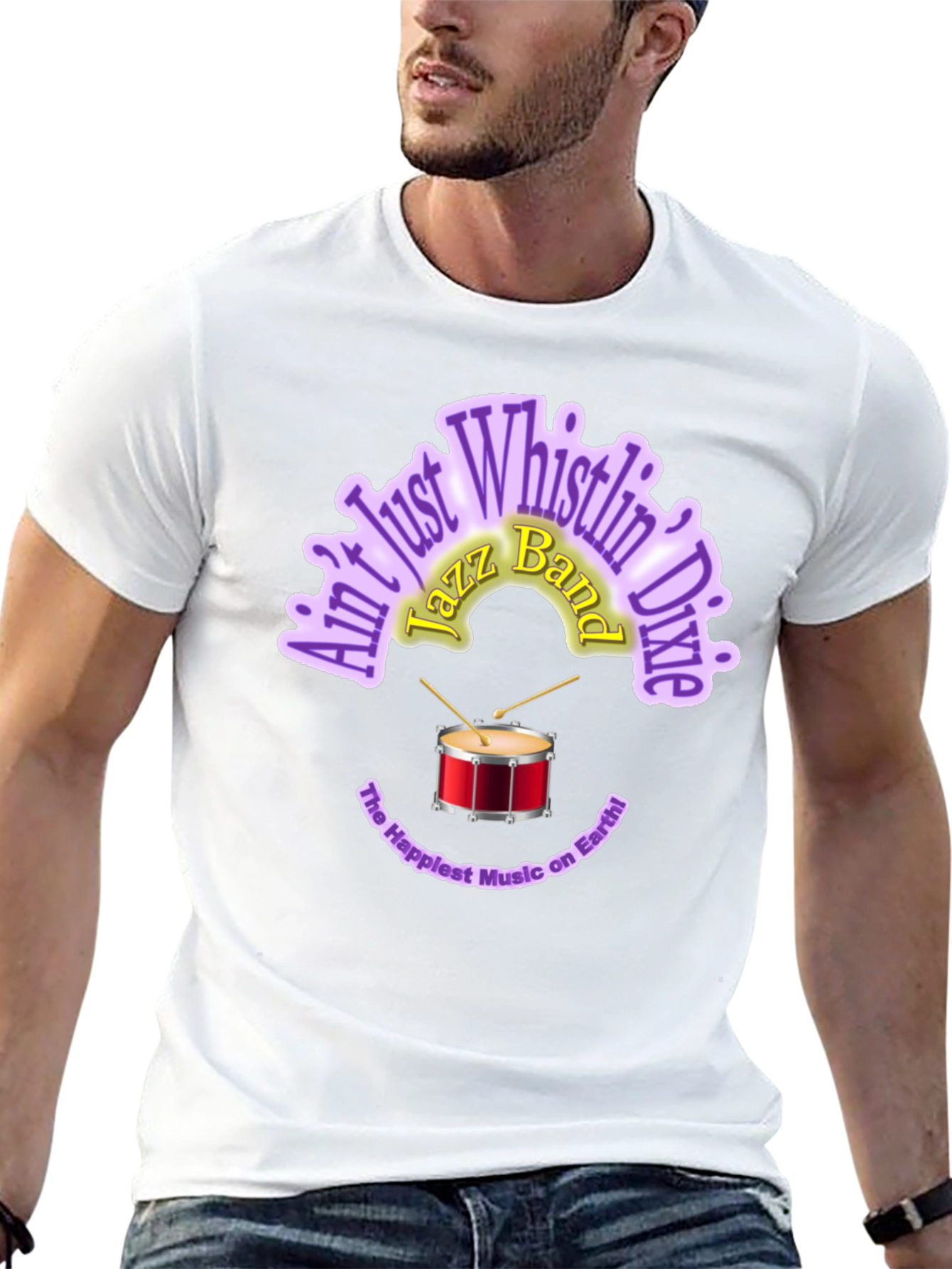 Aint Just Whistlin Dixie Jazz Band T-Shirt