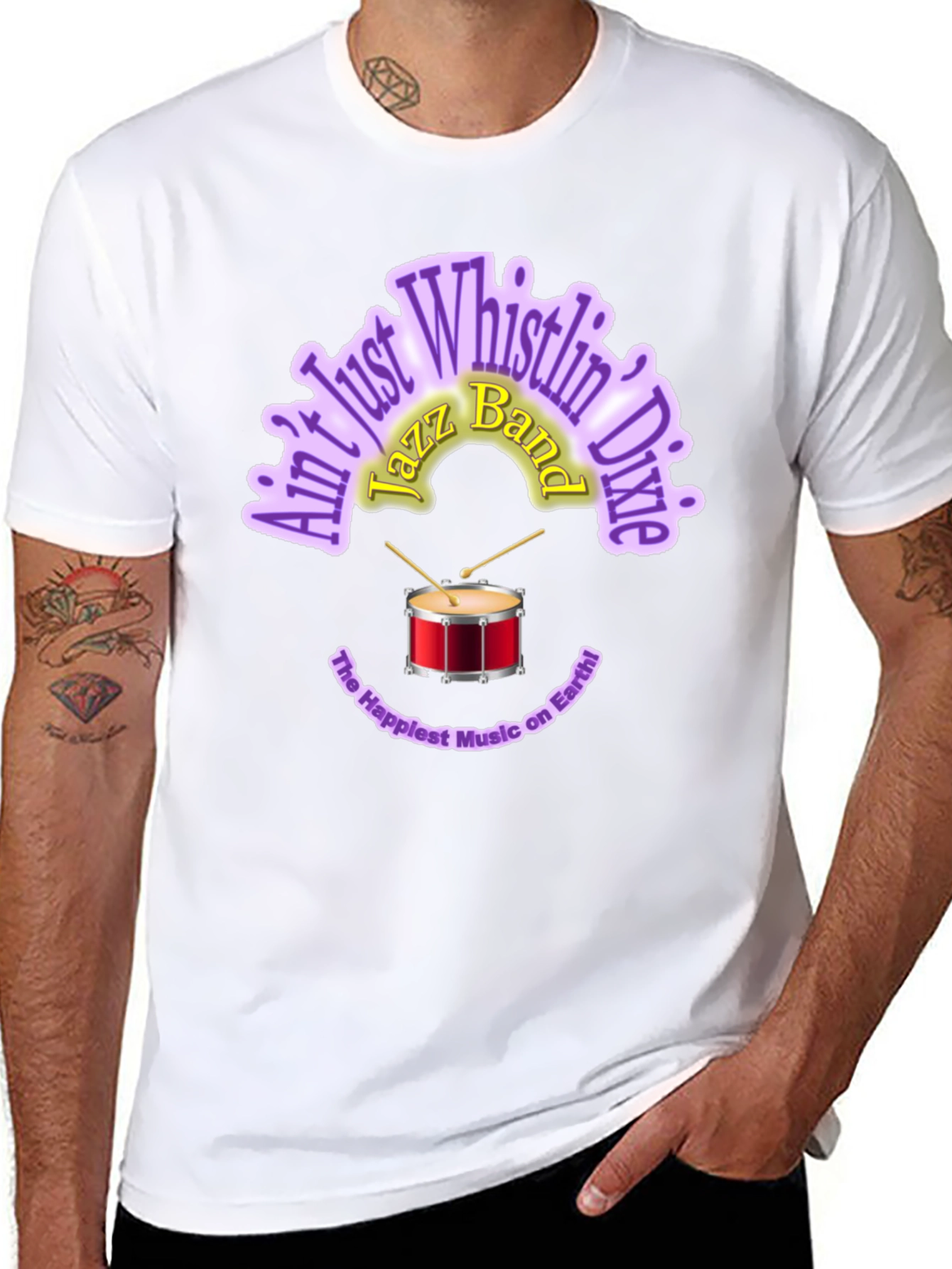 Aint Just Whistlin Dixie Jazz Band T-Shirt