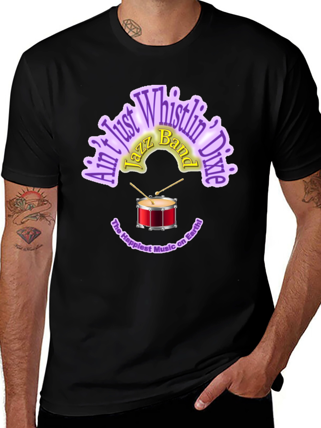 Aint Just Whistlin Dixie Jazz Band T-Shirt