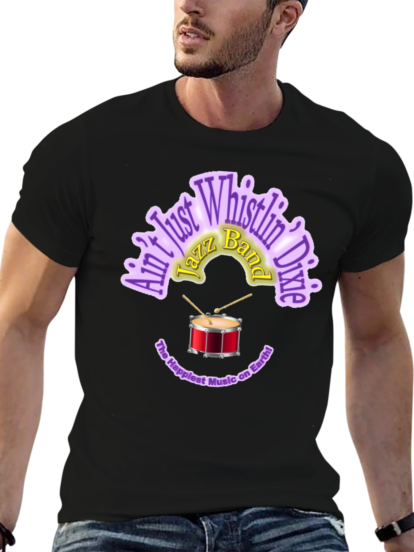 Aint Just Whistlin Dixie Jazz Band T-Shirt