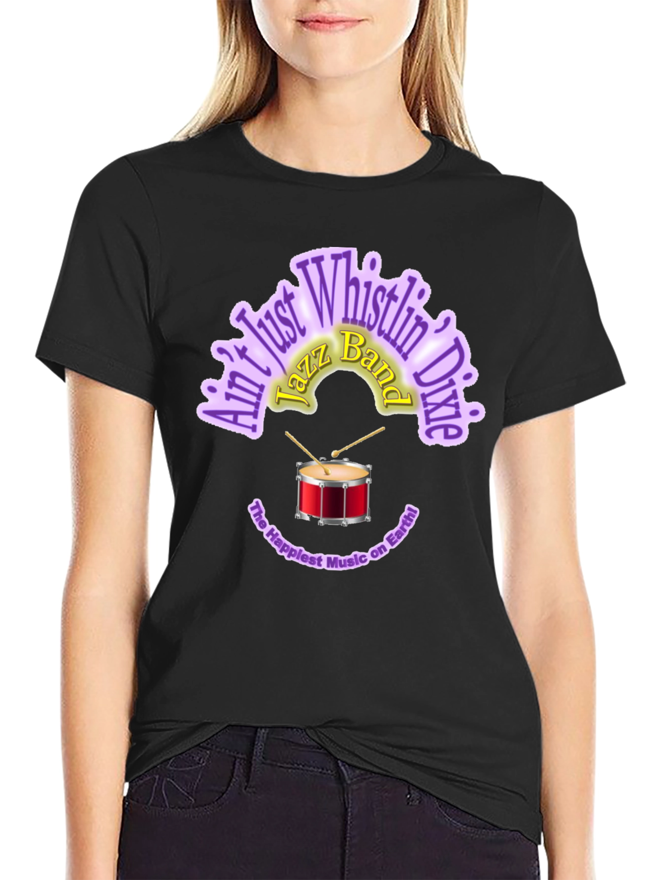 Aint Just Whistlin Dixie Jazz Band T-Shirt