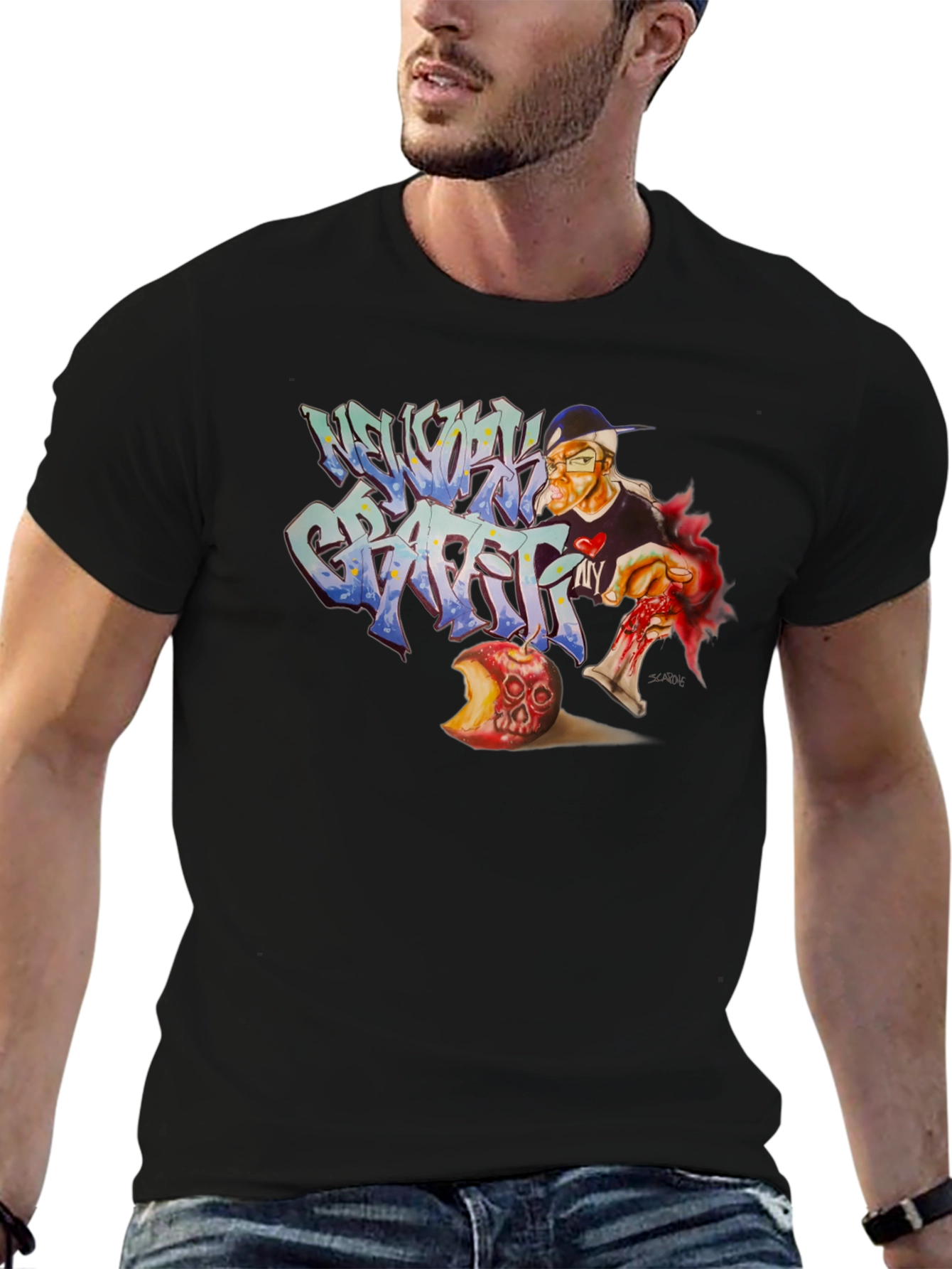 New York Graffiti T-Shirt - Urban Art Style