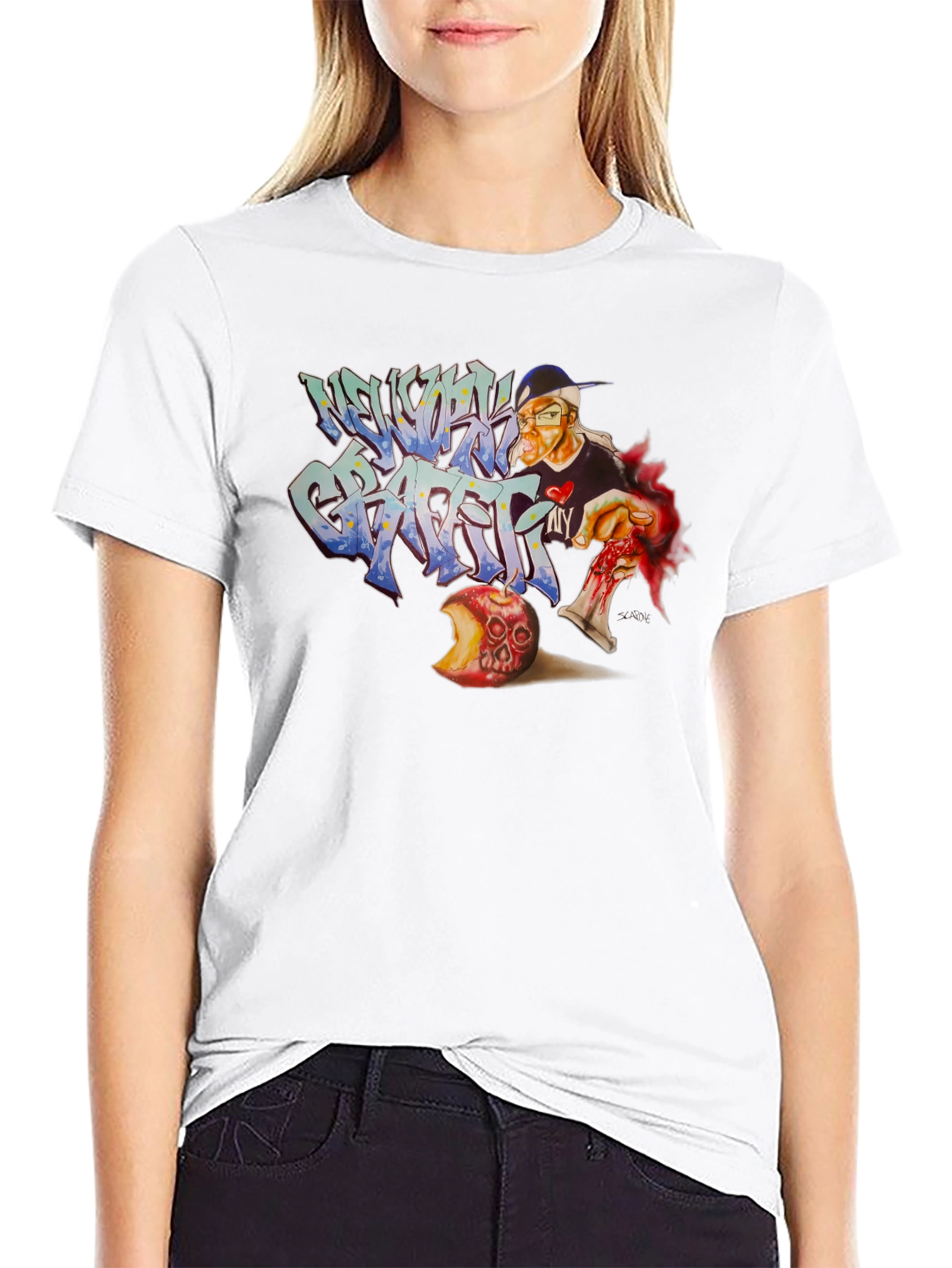 New York Graffiti T-Shirt - Urban Art Style