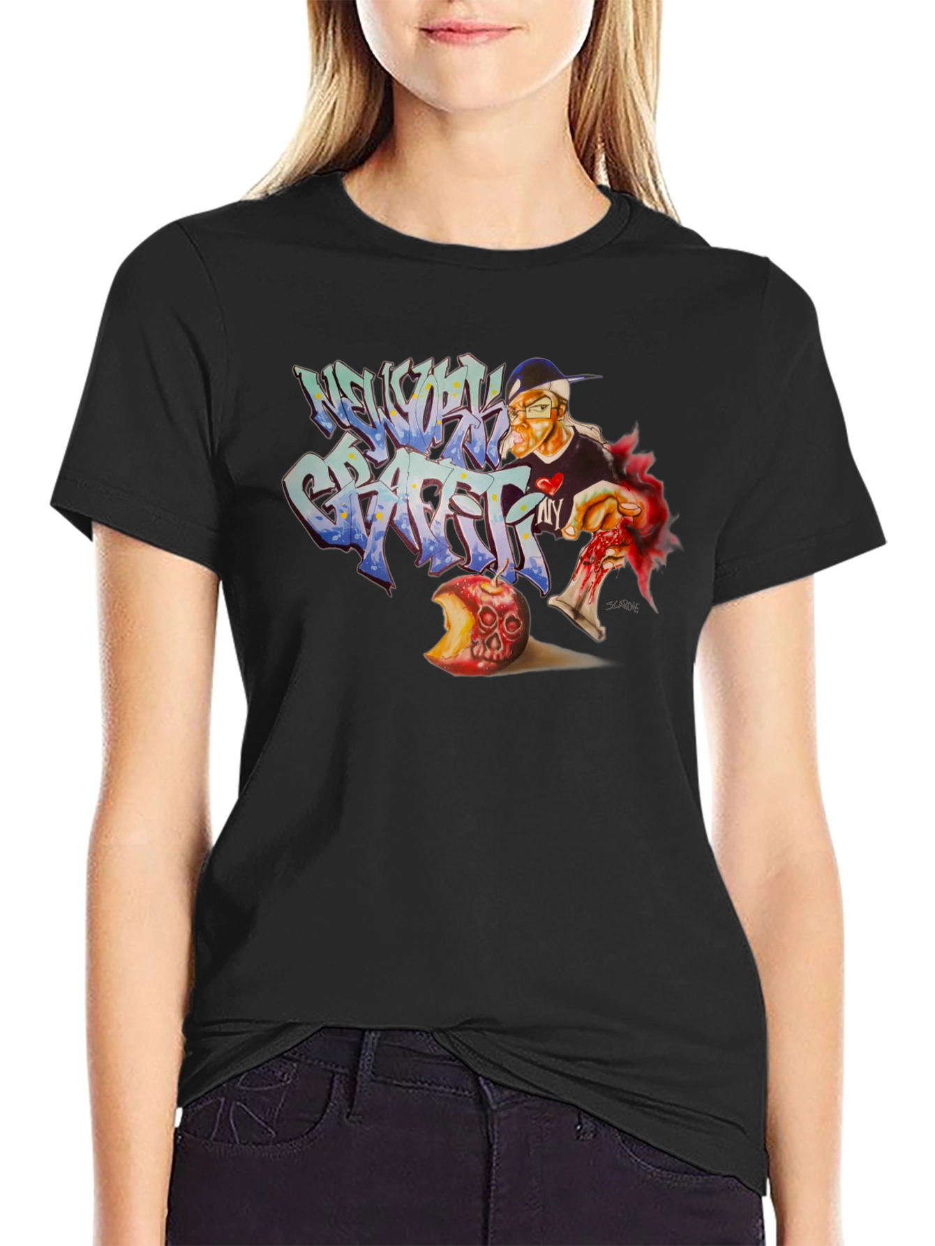 New York Graffiti T-Shirt - Urban Art Style