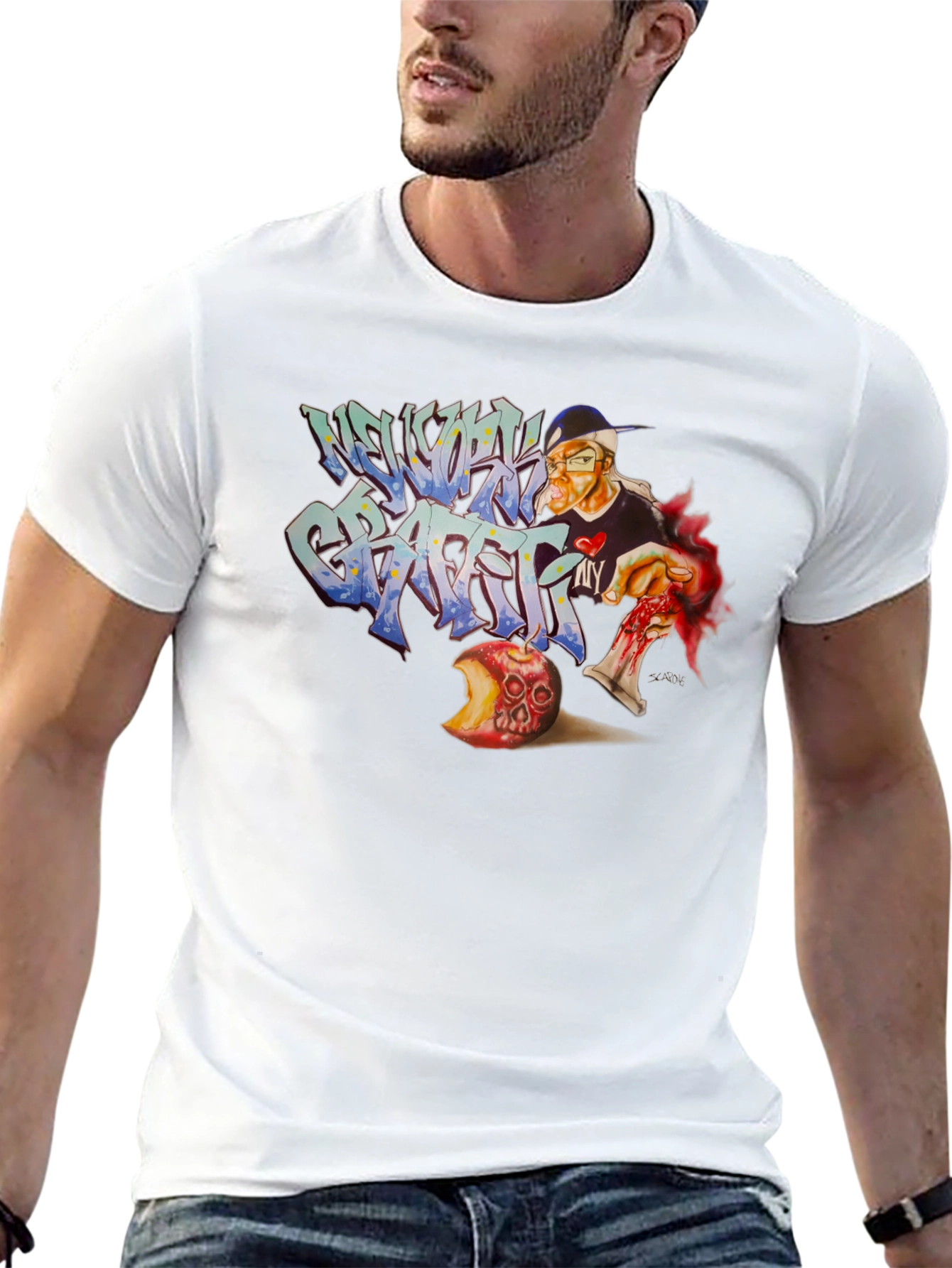 New York Graffiti T-Shirt - Urban Art Style