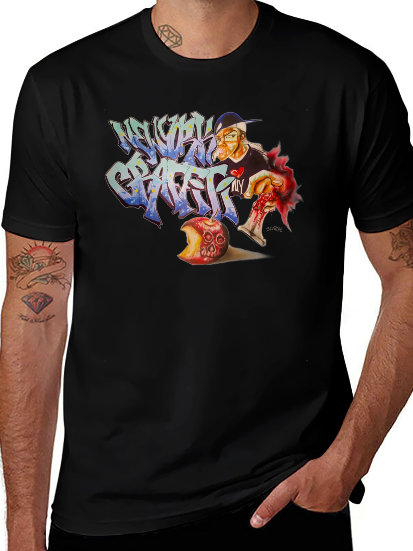 New York Graffiti T-Shirt - Urban Art Style