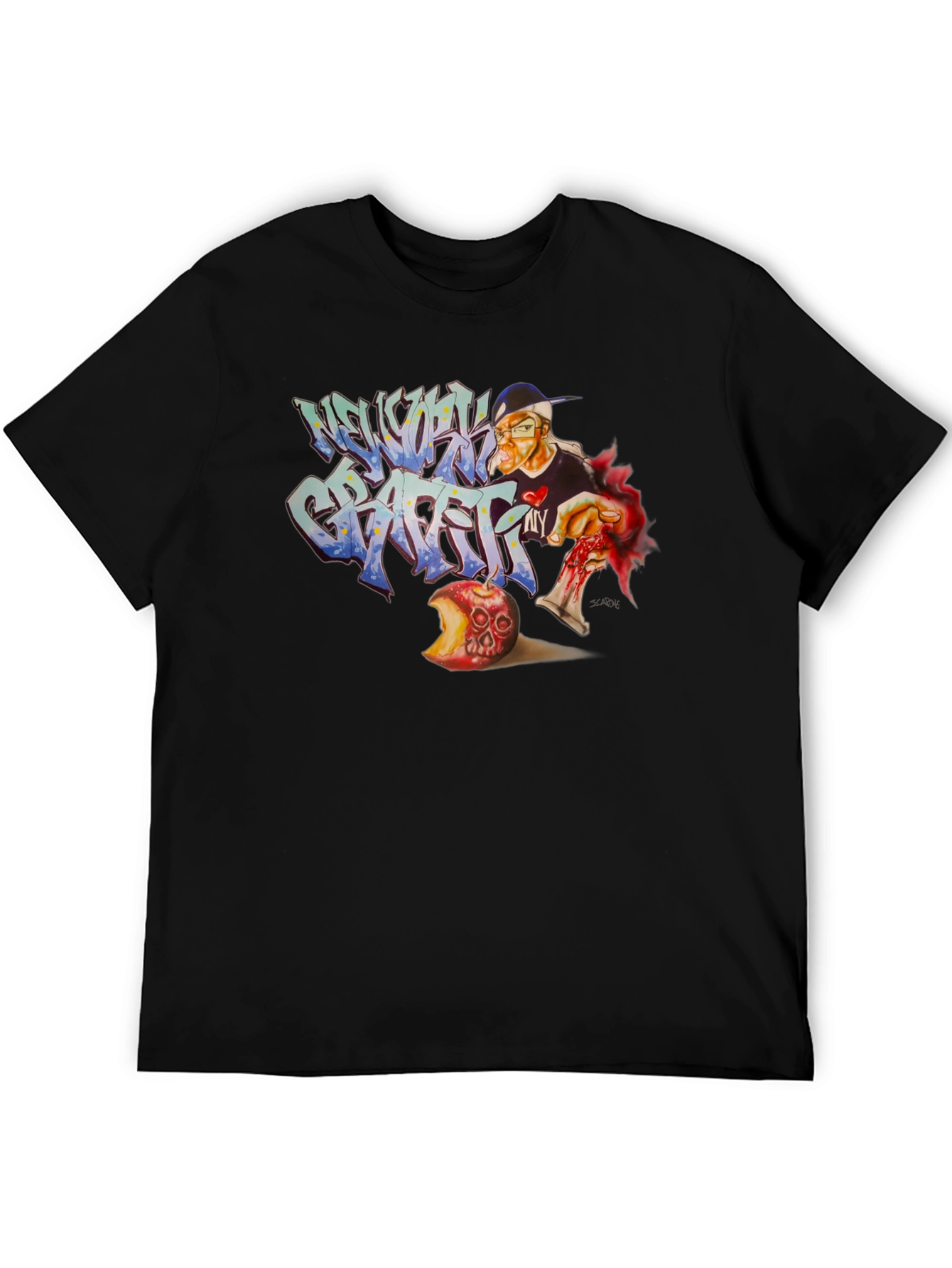 New York Graffiti T-Shirt - Urban Art Style