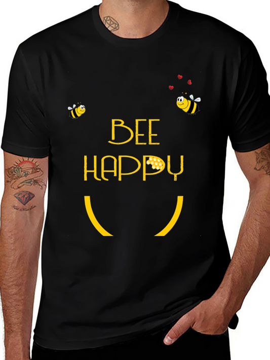 Bee Happy Graphic T-Shirt