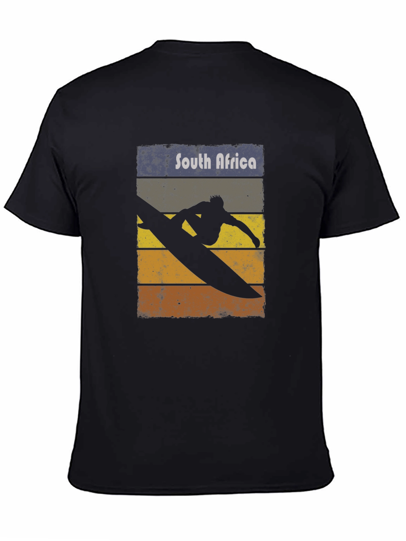 South Africa Surfing T-Shirt - Retro Style