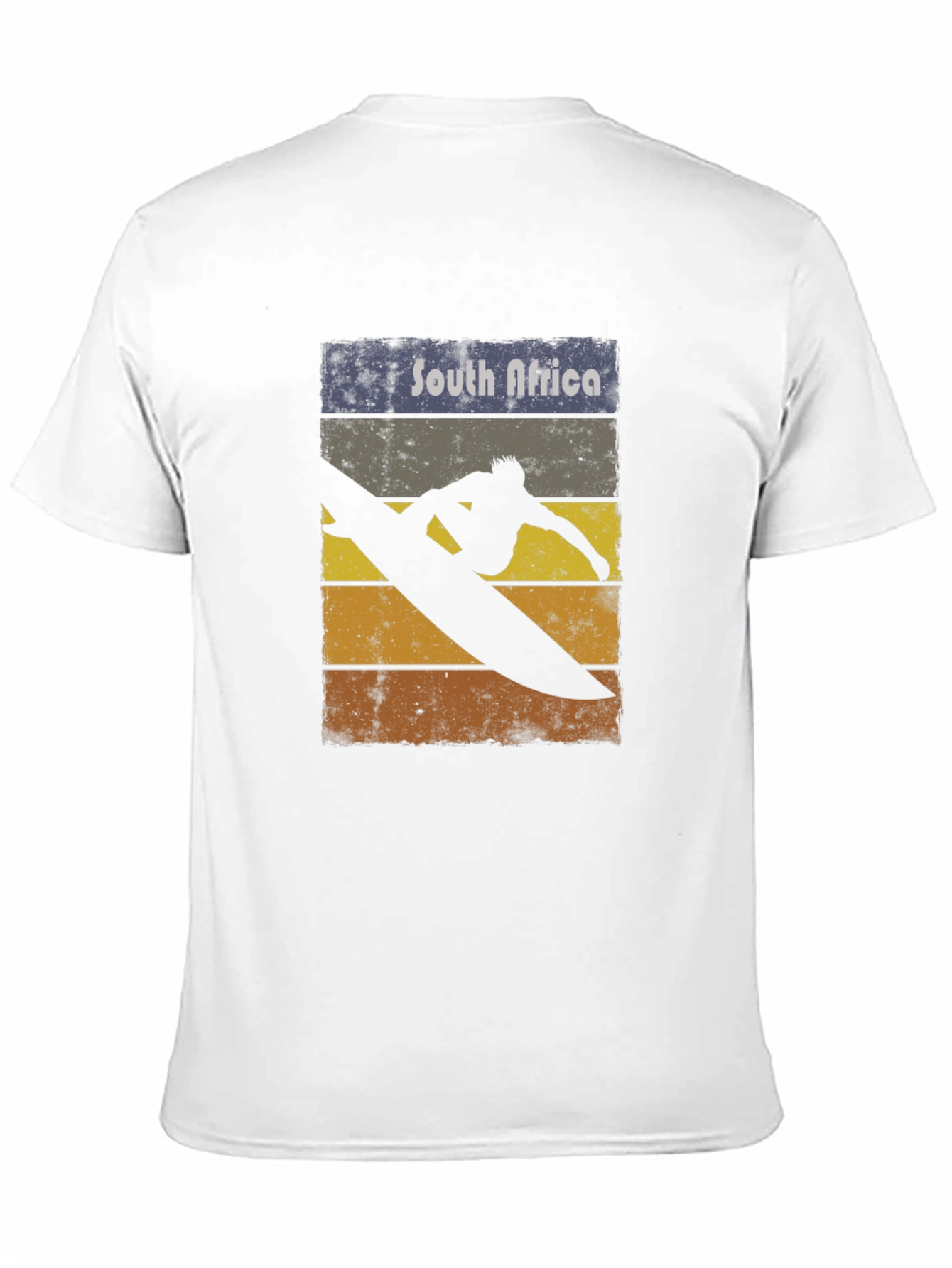 South Africa Surfing T-Shirt - Retro Style