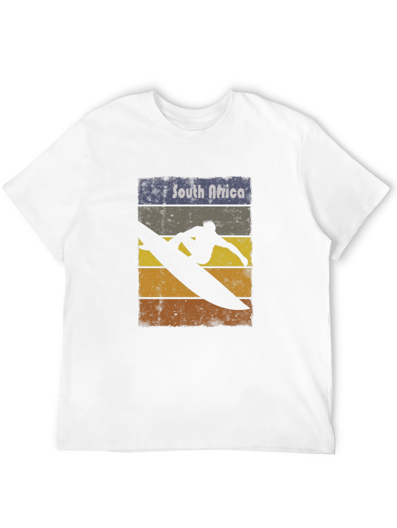 South Africa Surfing T-Shirt - Retro Style