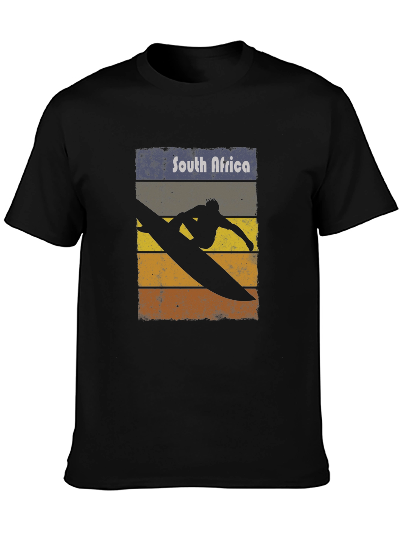 South Africa Surfing T-Shirt - Retro Style