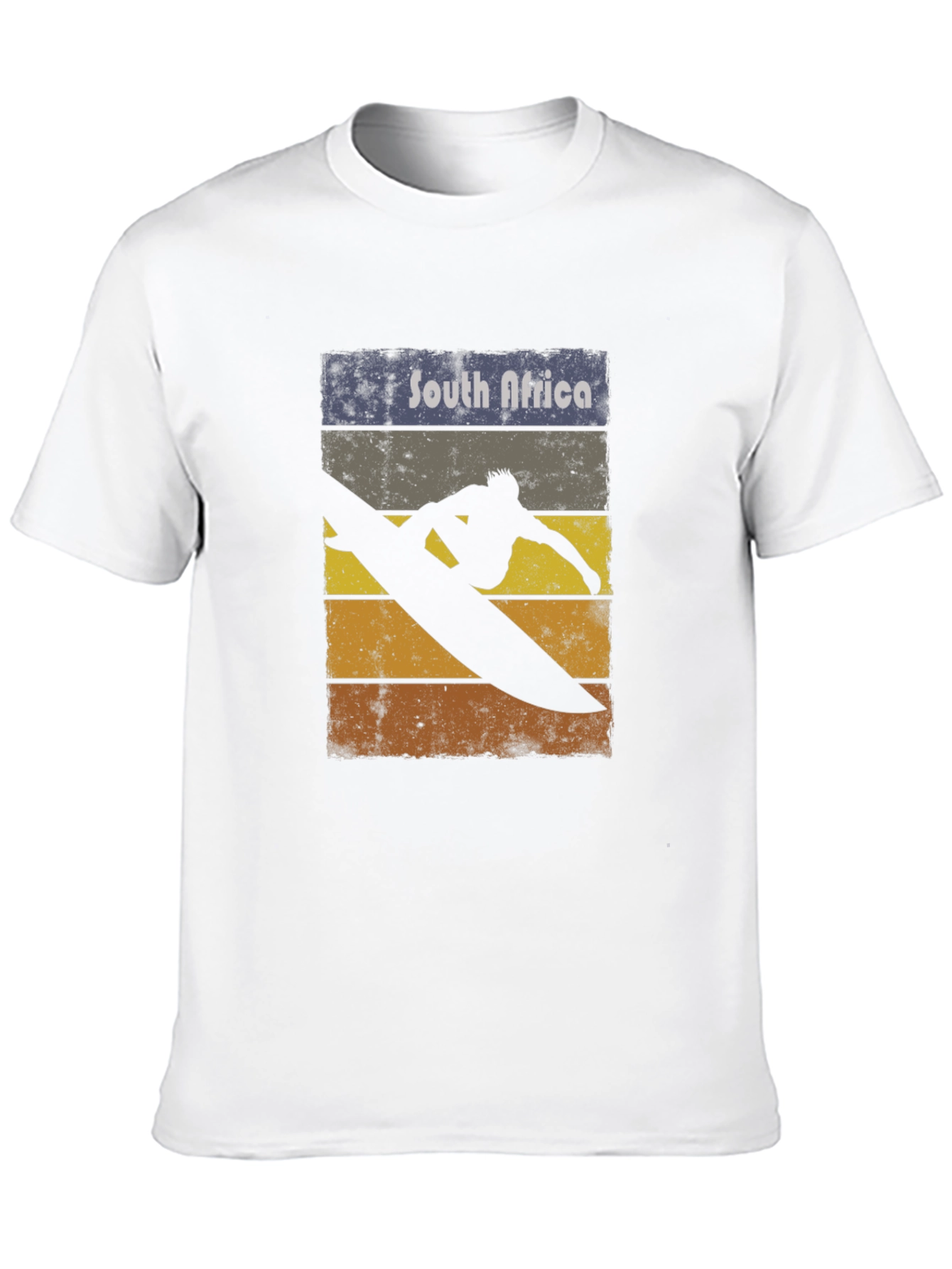 South Africa Surfing T-Shirt - Retro Style