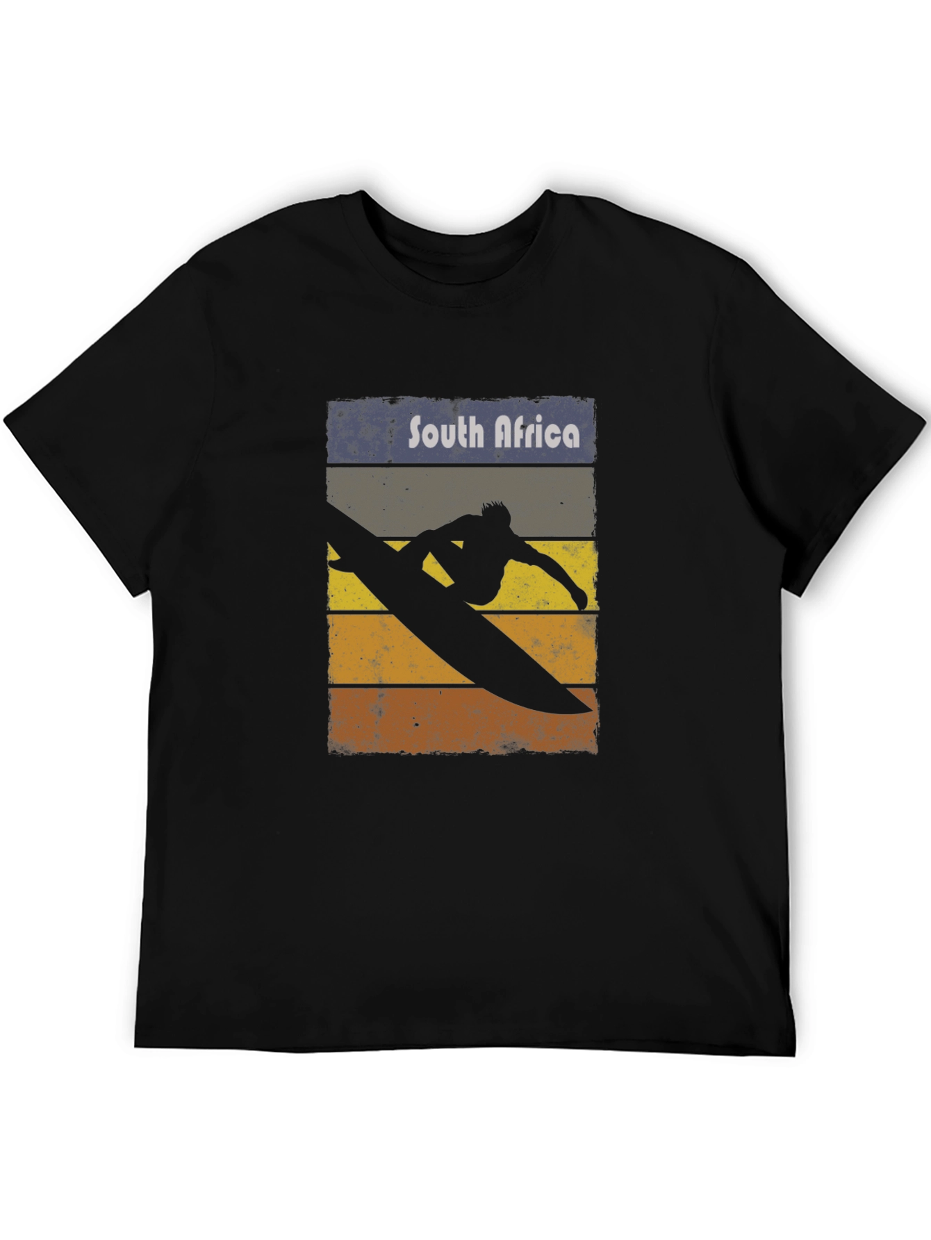 South Africa Surfing T-Shirt - Retro Style