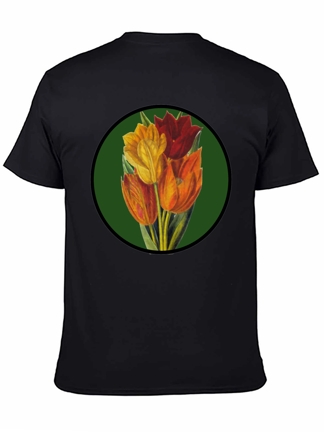 Floral Tulip T-Shirt - Stylish Graphic Tee