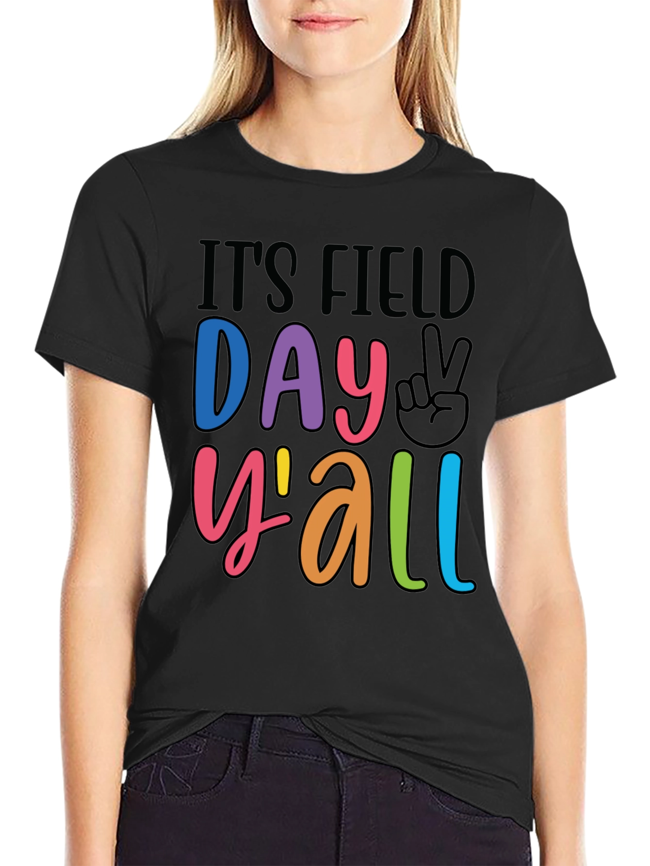 Its Field Day Yall Black T-Shirt
