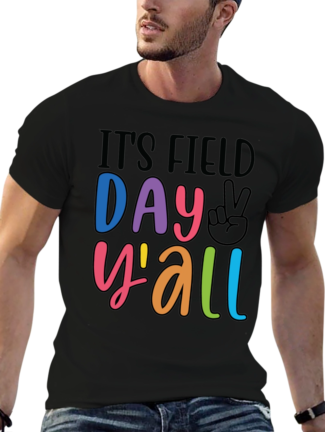 Its Field Day Yall Black T-Shirt