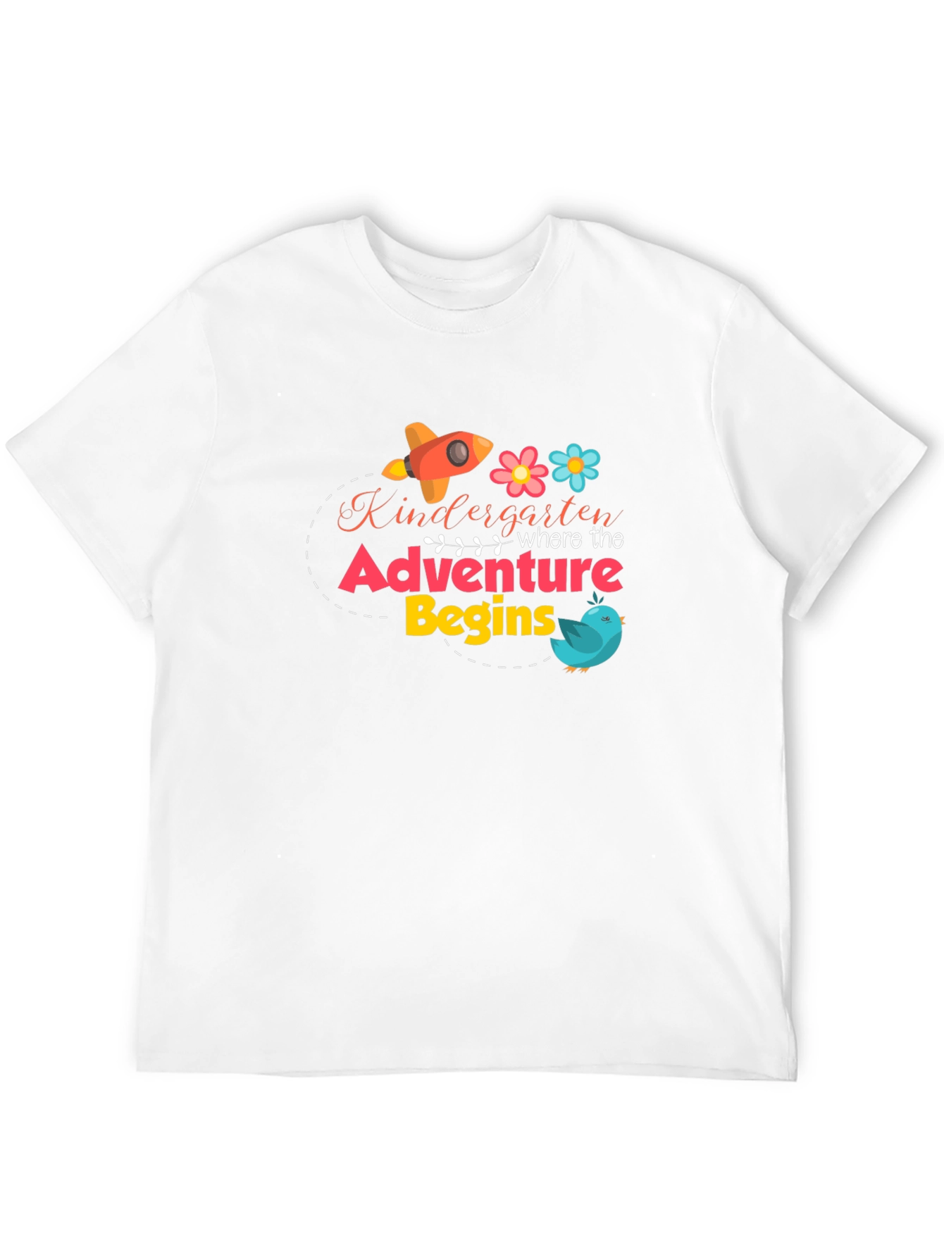 Kindergarten Adventure Begins Black T-Shirt