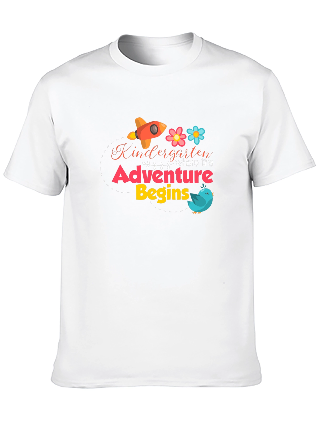Kindergarten Adventure Begins Black T-Shirt