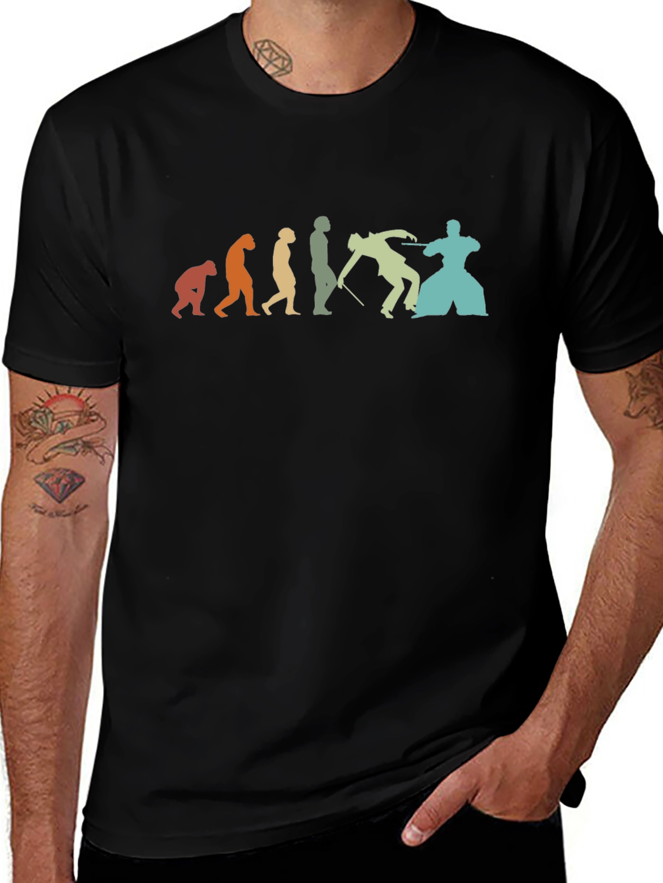 Martial Arts Evolution Graphic Tee