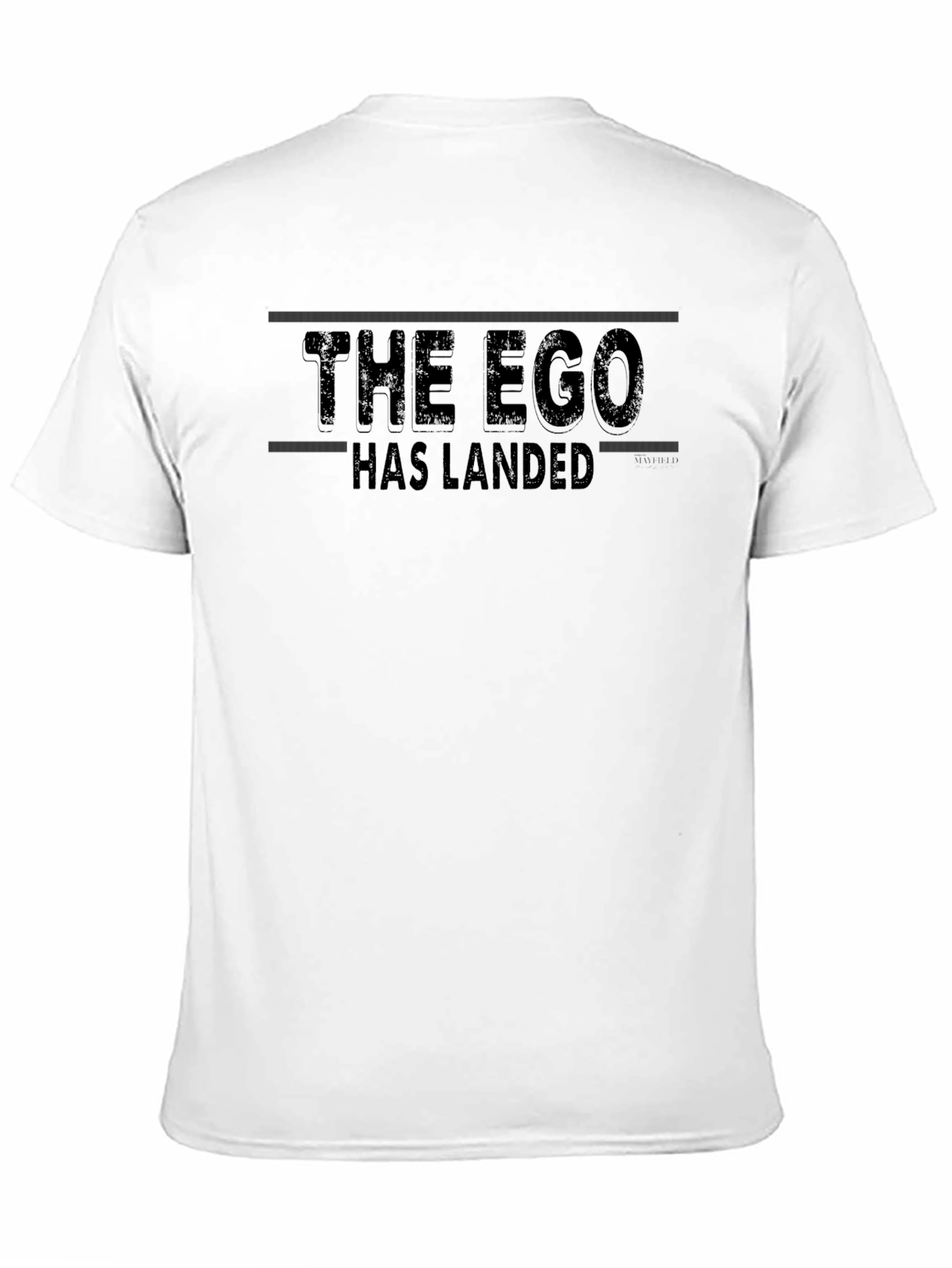 The Ego Has Landed Graphic Tee - Black