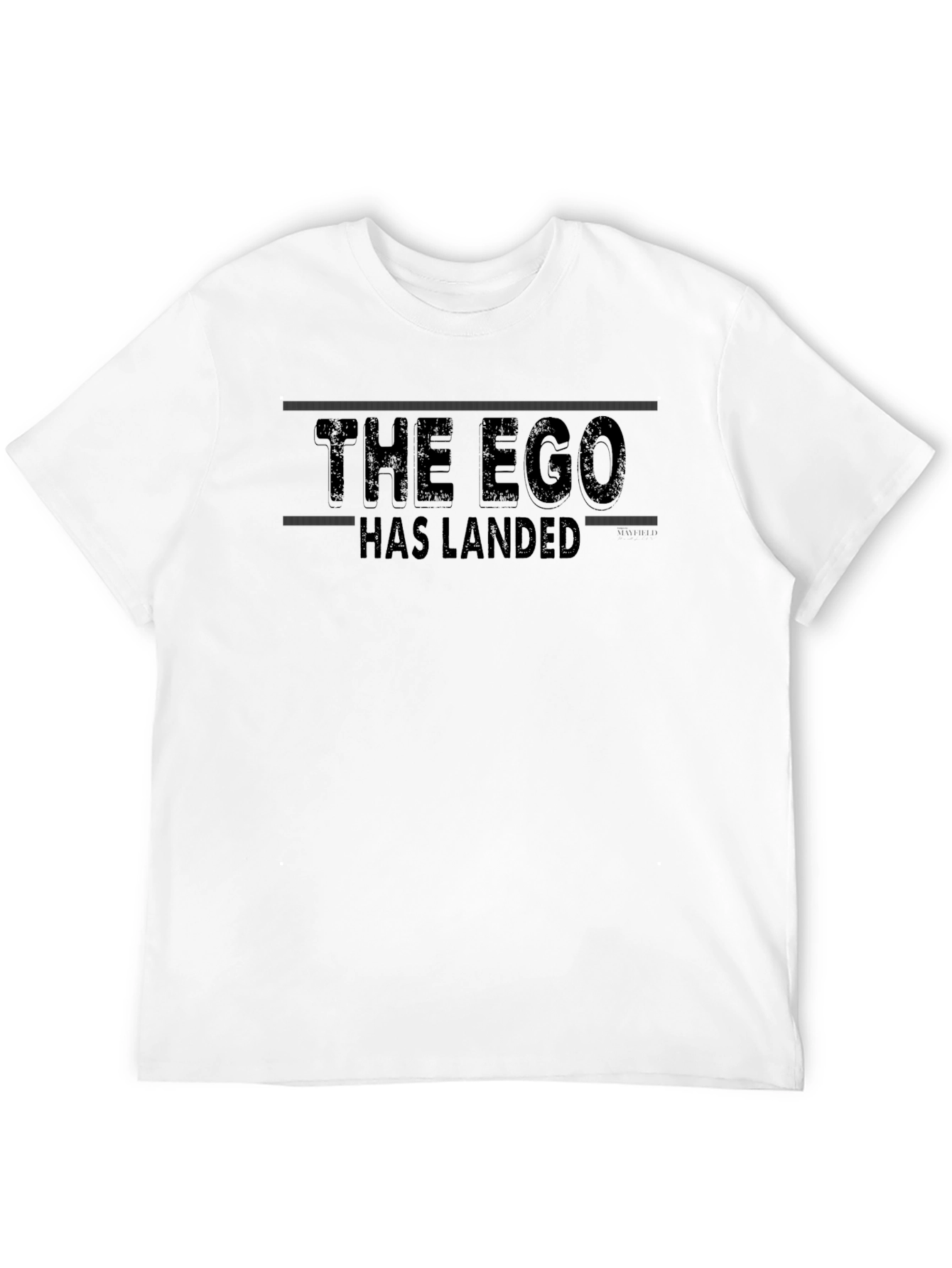 The Ego Has Landed Graphic Tee - Black