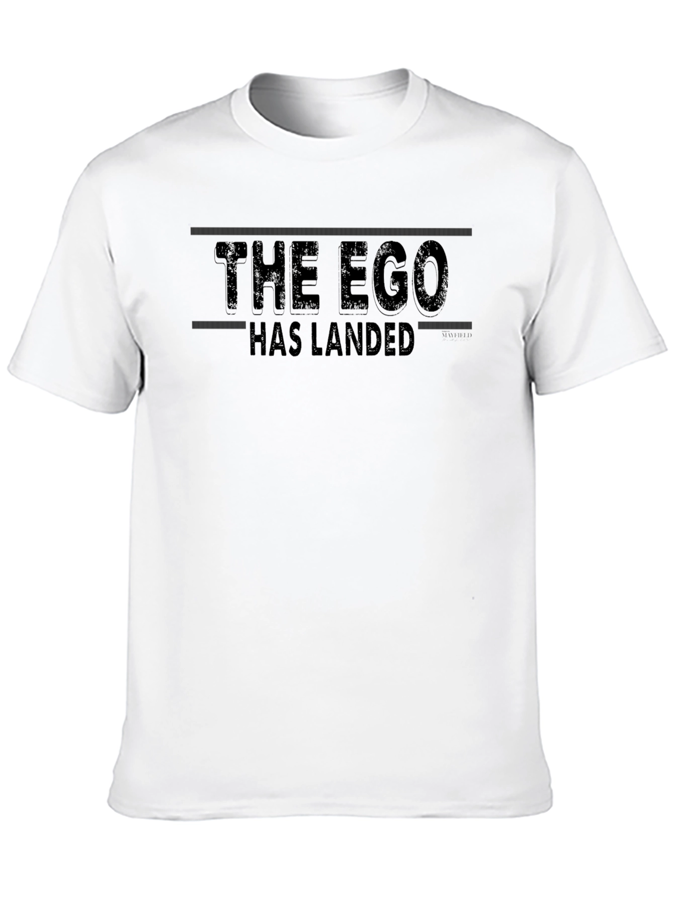 The Ego Has Landed Graphic Tee - Black