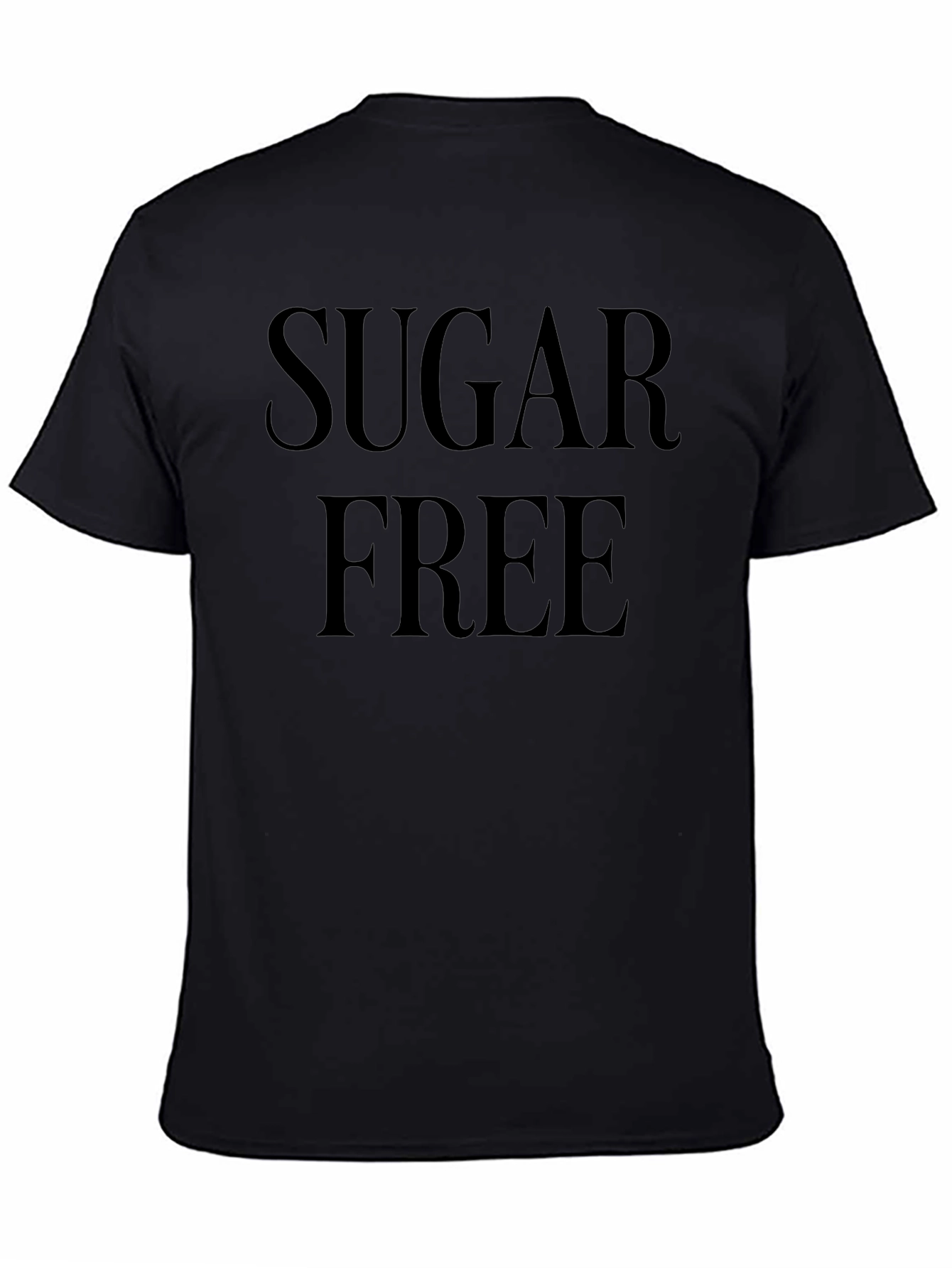 Sugar Free Black Graphic T-Shirt