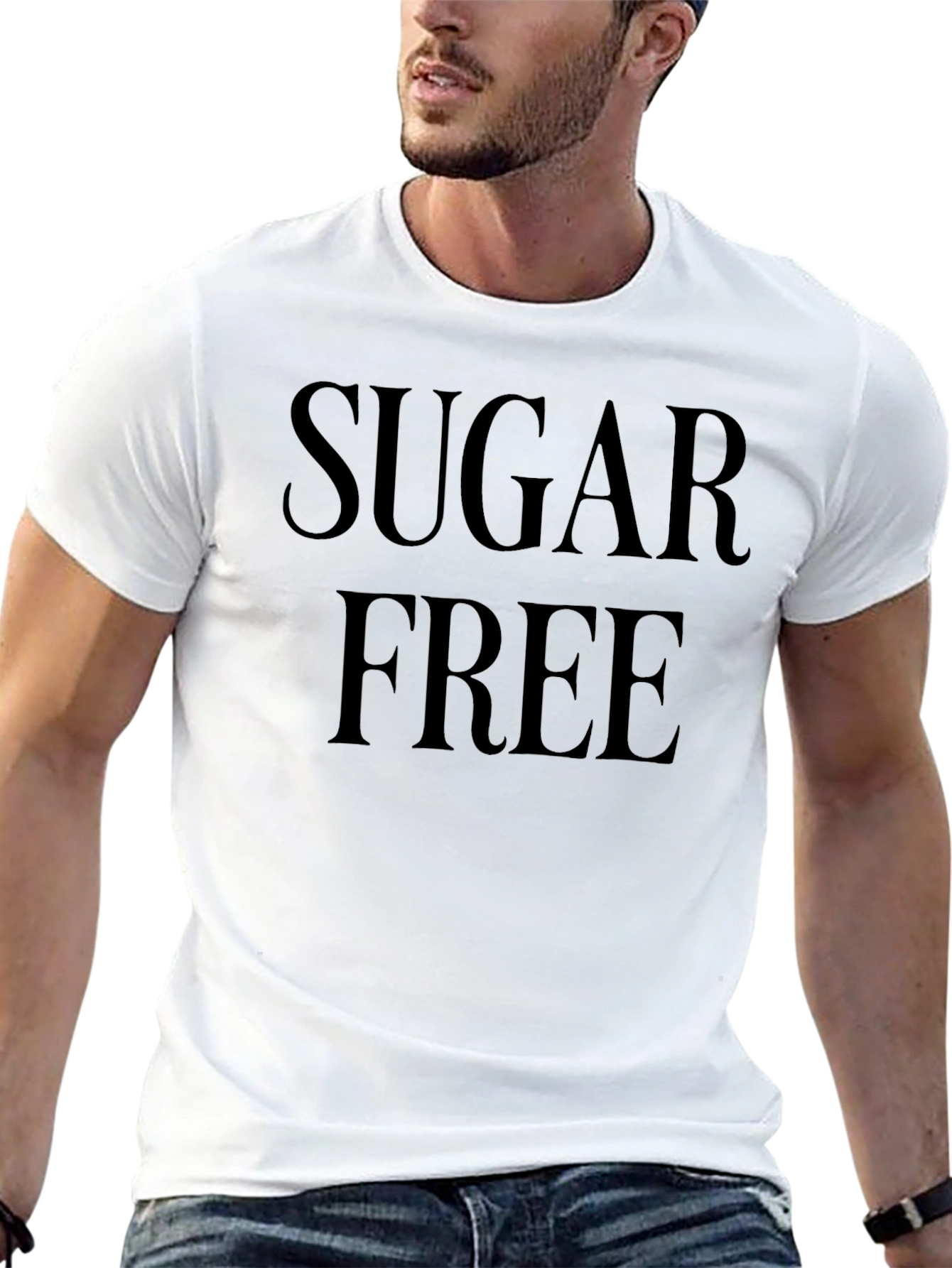 Sugar Free Black Graphic T-Shirt