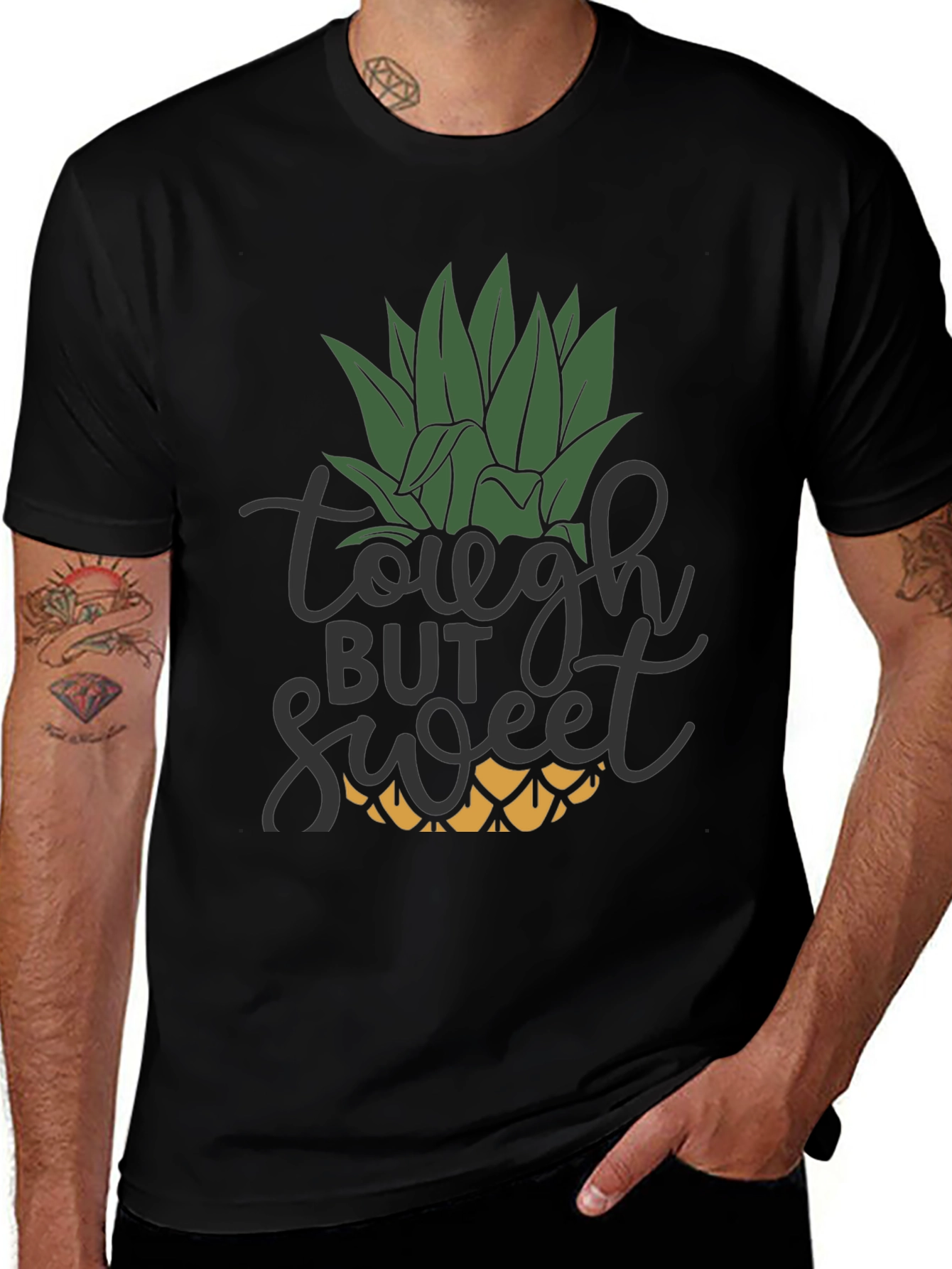 Tough But Sweet Pineapple Graphic Tee