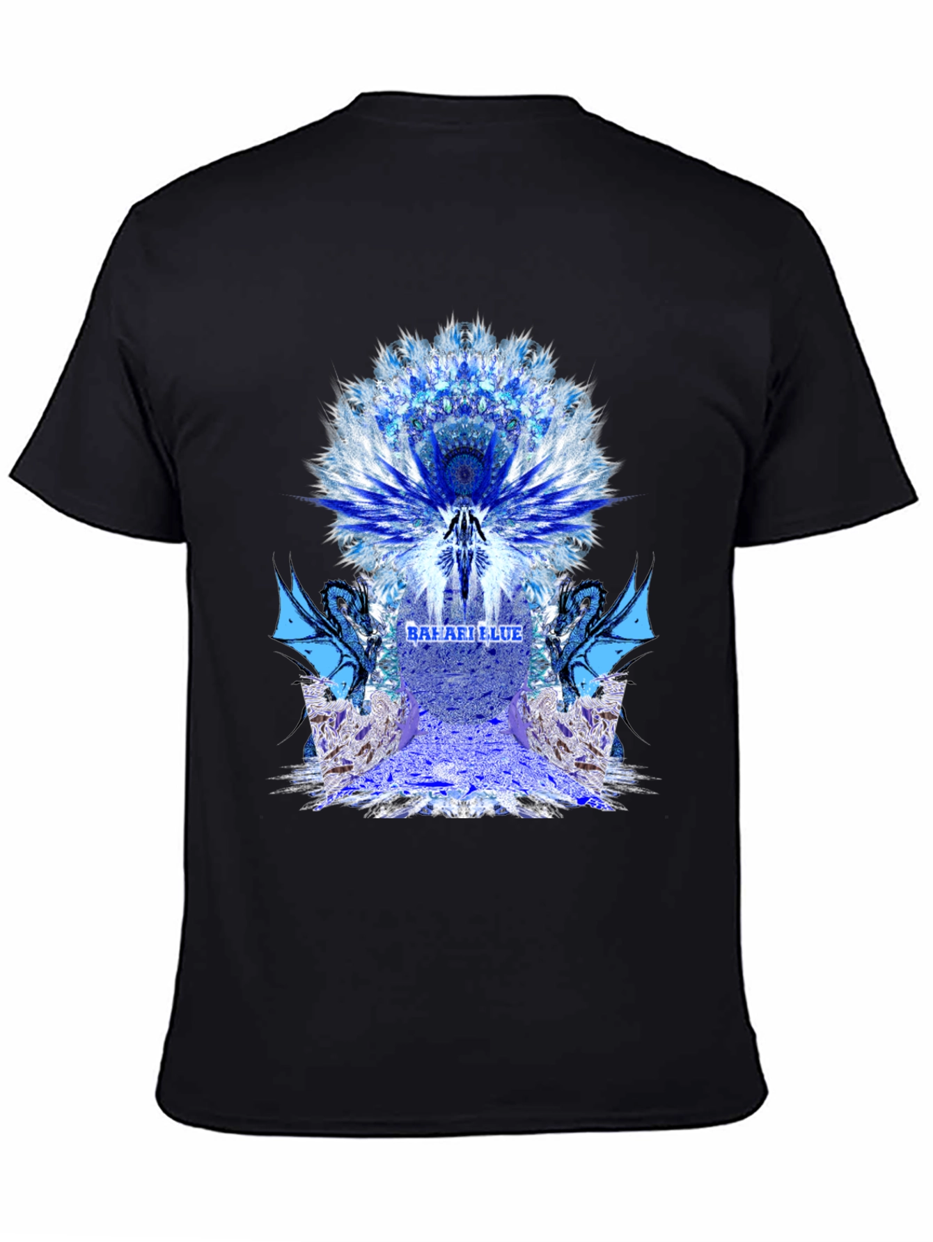 Celestial Dragon Graphic Tee - Black