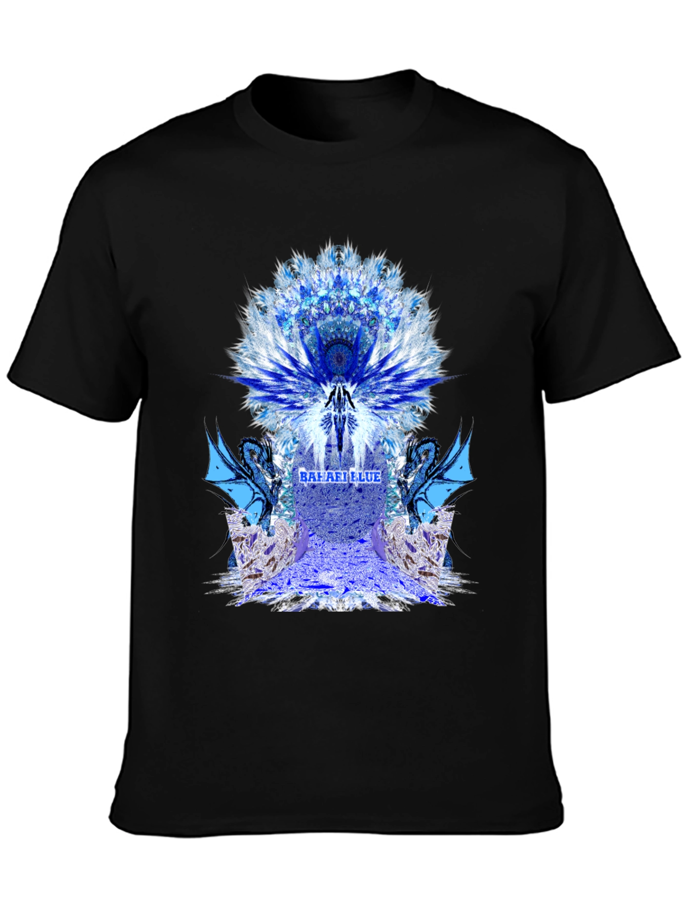 Celestial Dragon Graphic Tee - Black